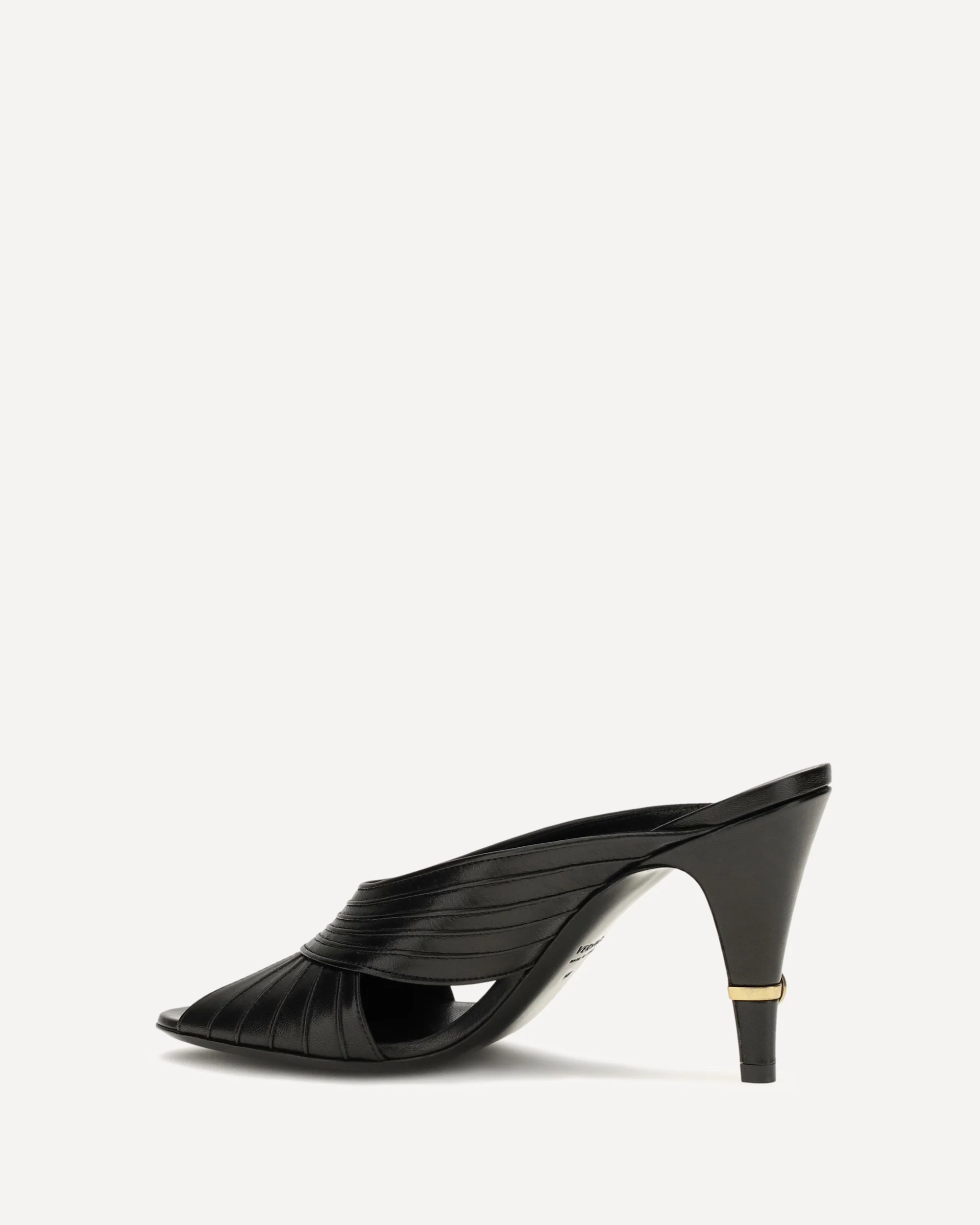 Gianni nappa leather Mules - BLACK | Cheap Luxury Handbags Store,