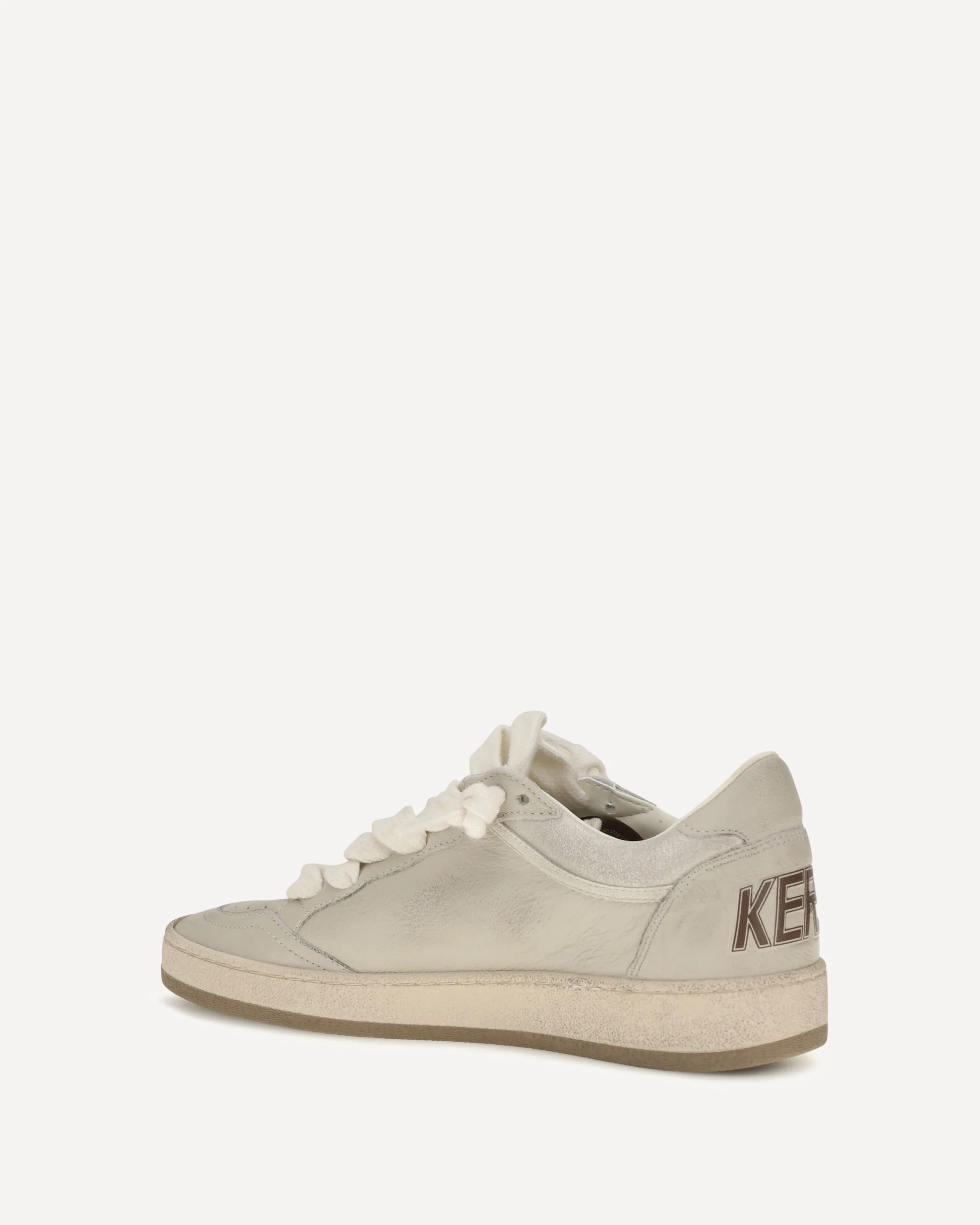 Ball Star leather Sneakers - CREAM | Cheap Luxury Handbags Store,