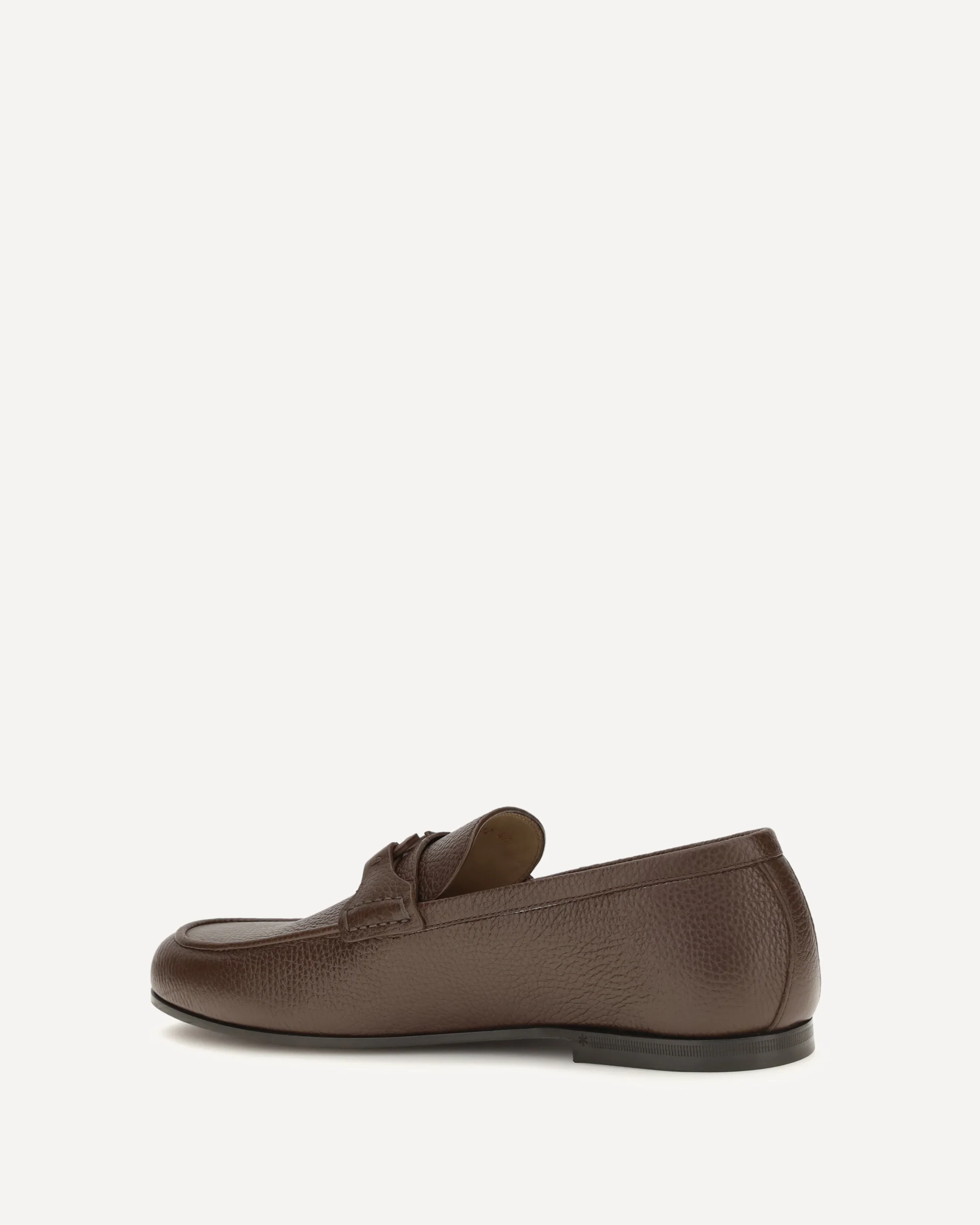 VLogo Signature Loafers in deer leather - BROWN | Cheap Luxury Handbags Store,