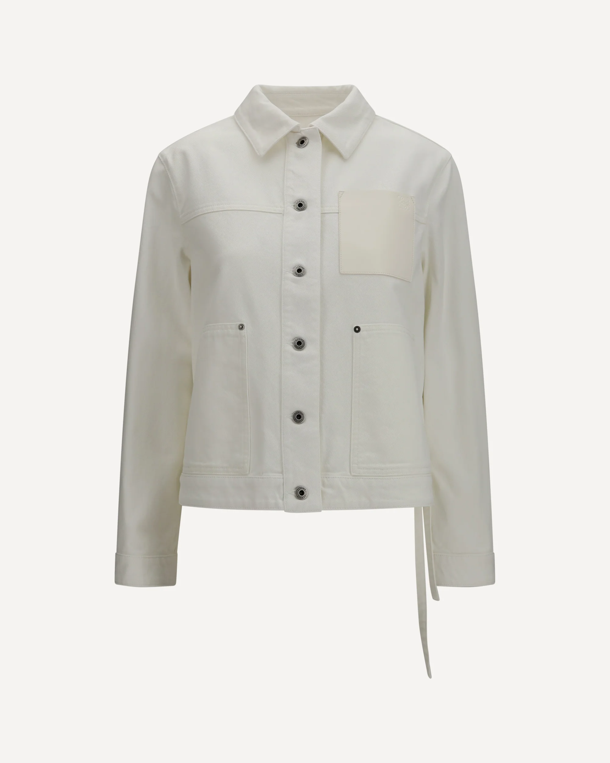 Workwear denim Jacket Loewe x Paula’s Ibiza - WHITE | Cheap Luxury Handbags Store,