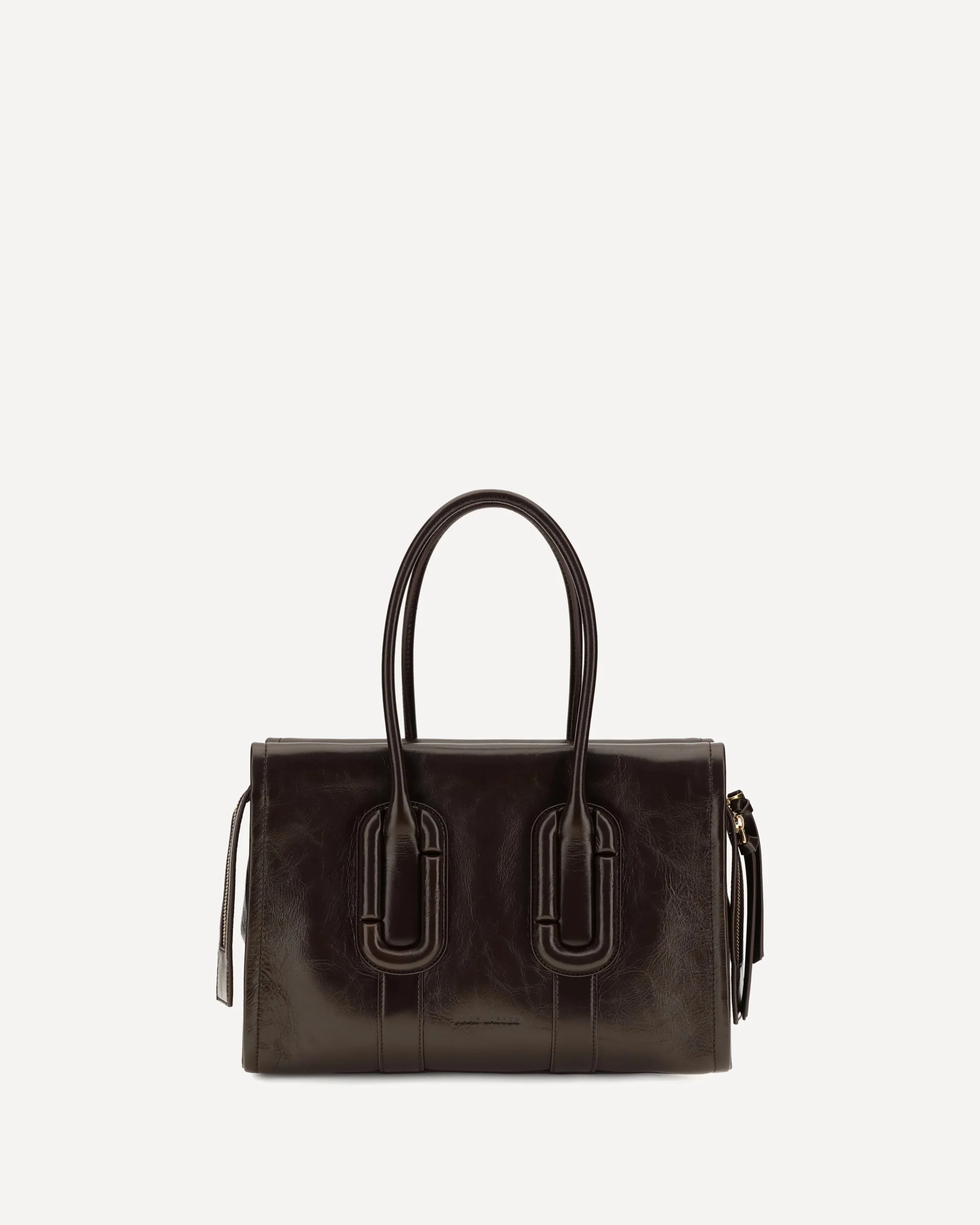 Babe City Tote leather Handbag - BROWN | Cheap Luxury Handbags Store,