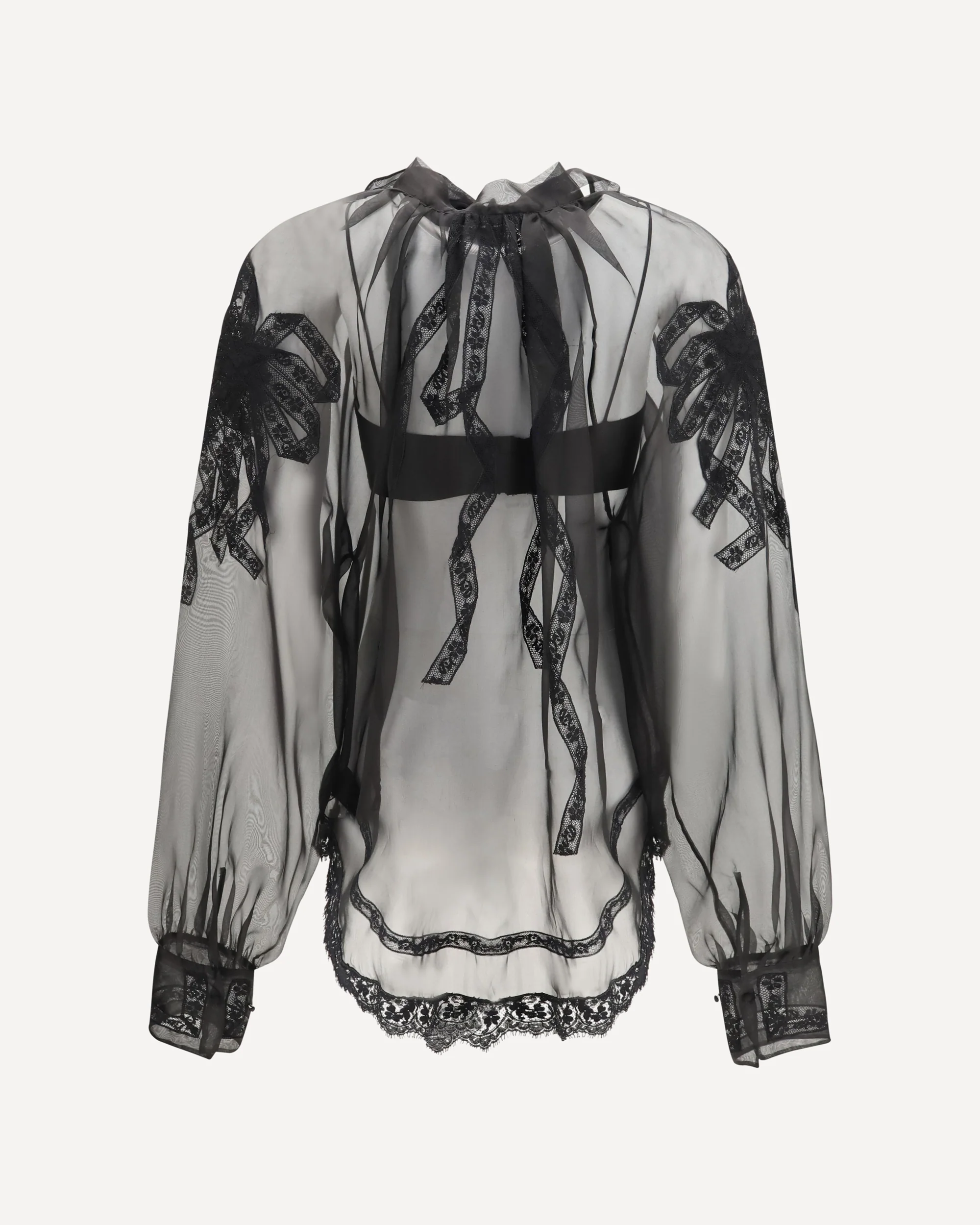 Lace Shirt - BLACK | Cheap Luxury Handbags Store,
