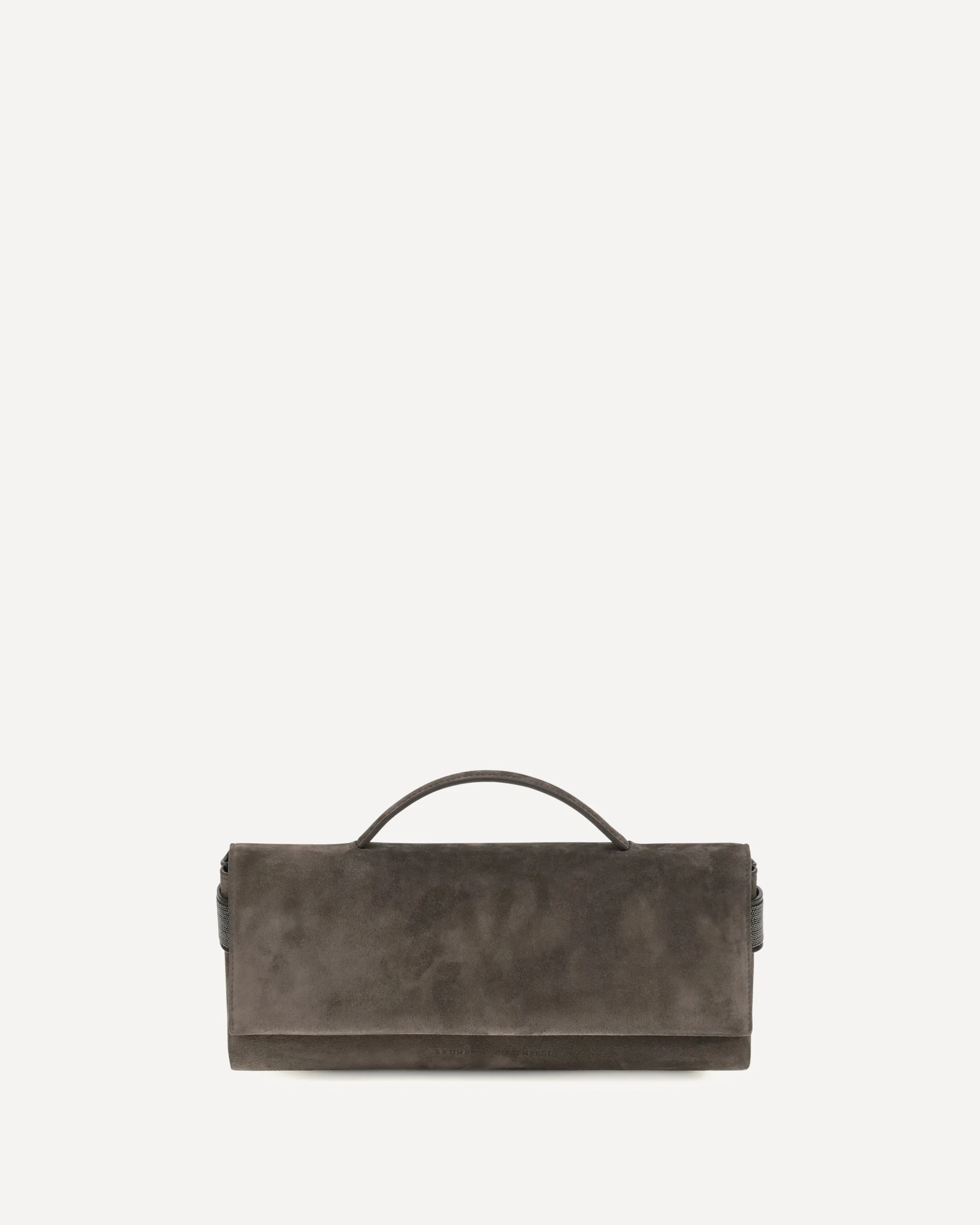 Essence suede Top-Handle Bag - BROWN | Cheap Luxury Handbags Store,