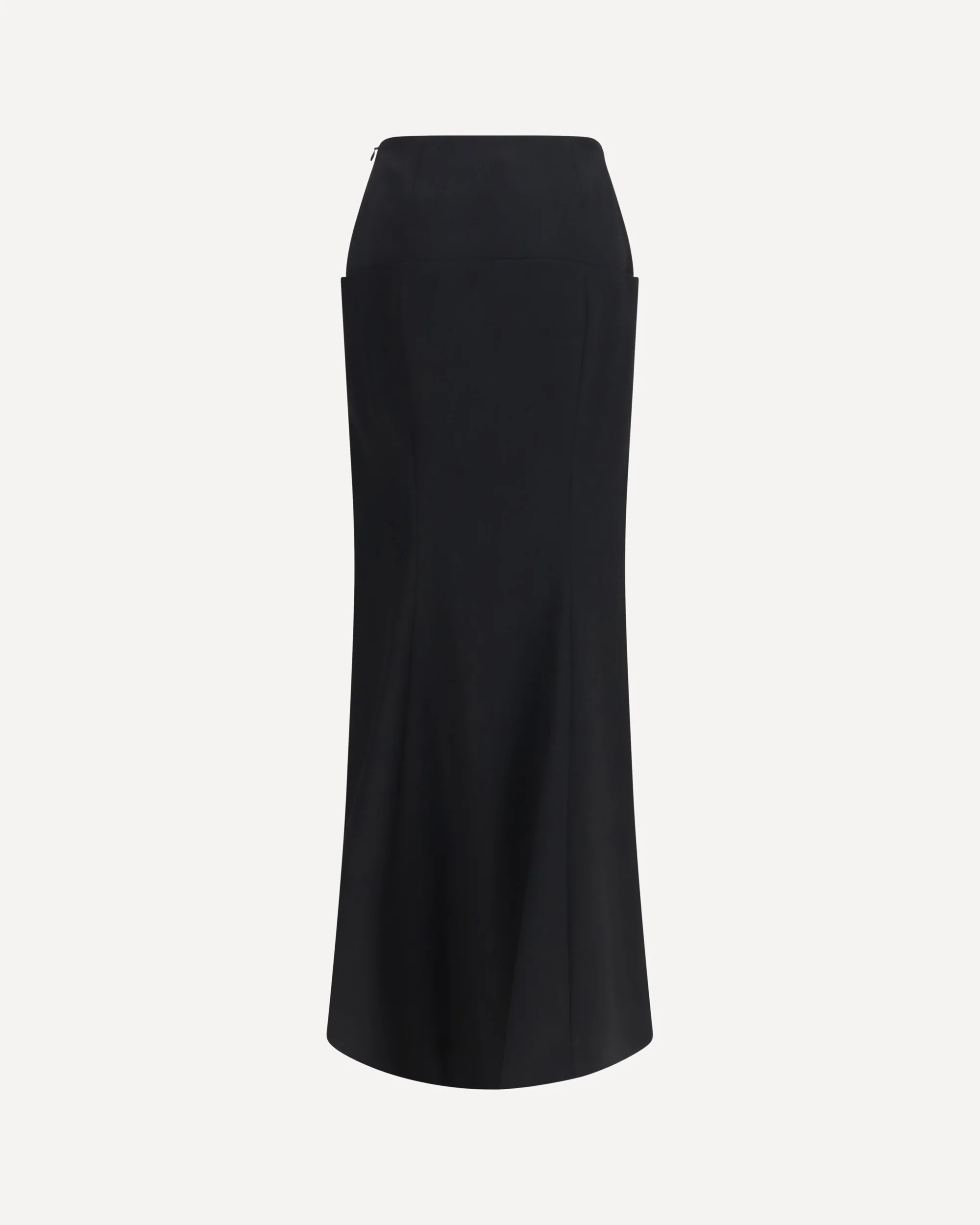 Wool column Skirt - BLACK | Cheap Luxury Handbags Store,