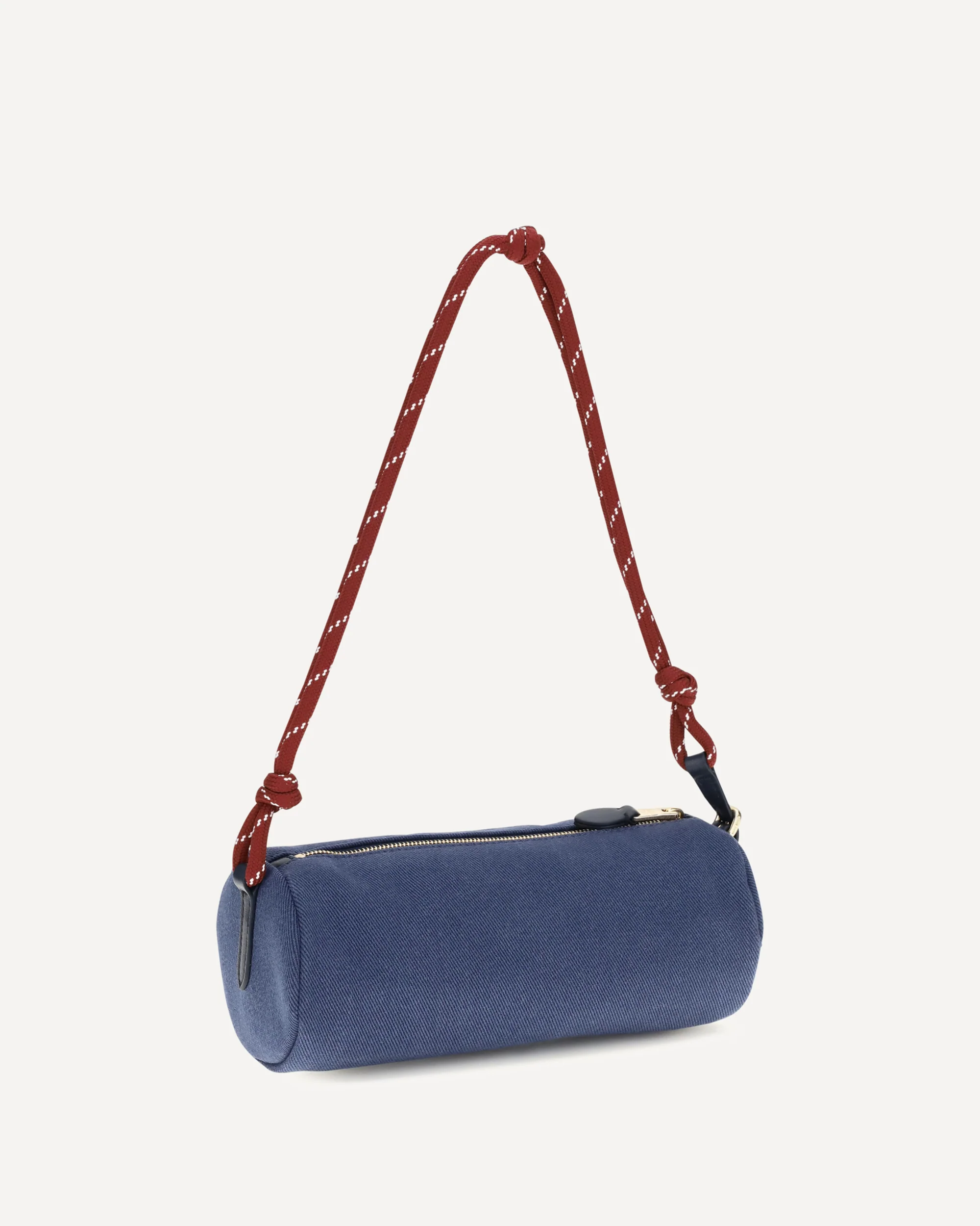 Embroidered logo Shoulder Bag - BLUE | Cheap Luxury Handbags Store,