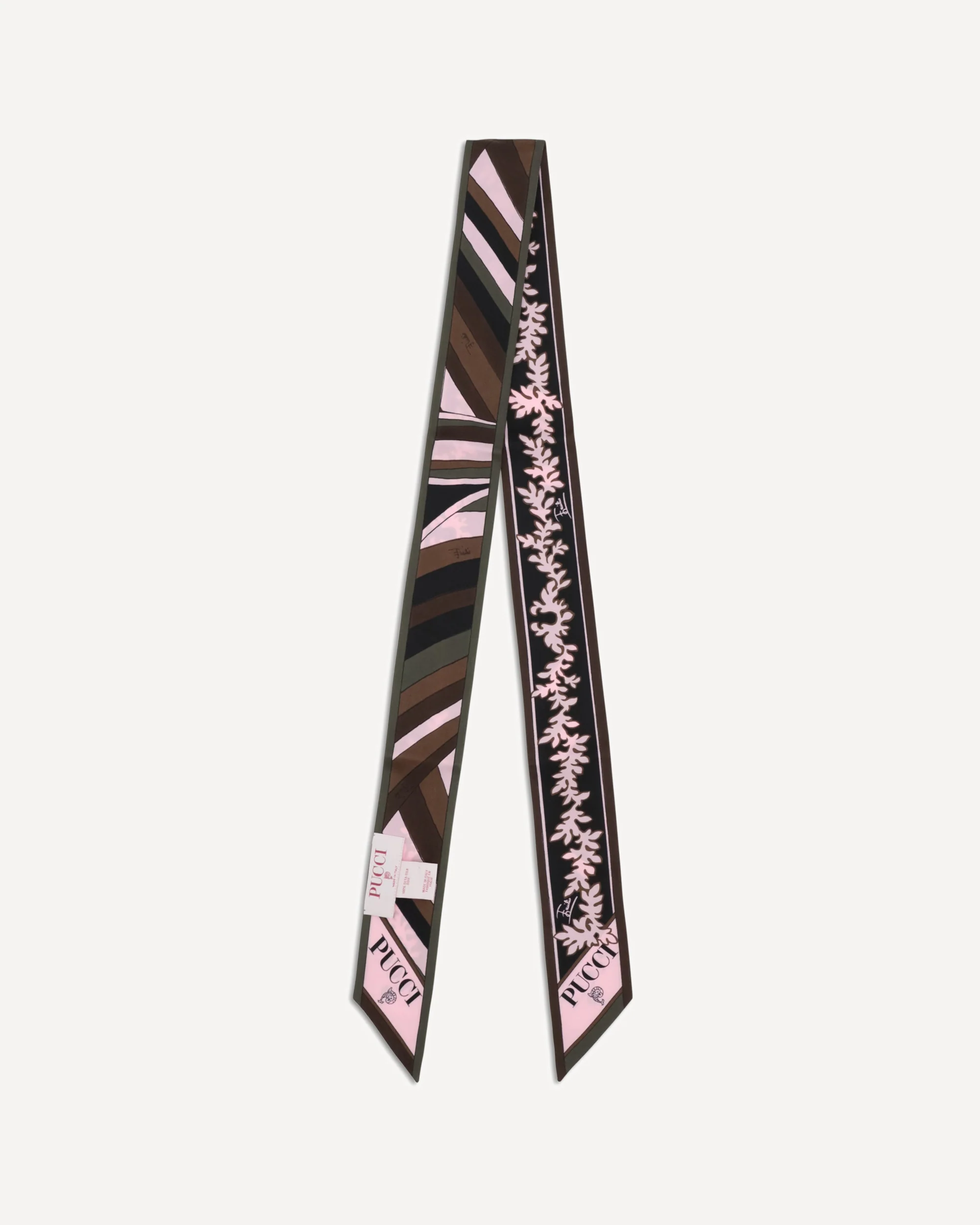 Silk Twill Scarf - BROWN | Cheap Luxury Handbags Store,