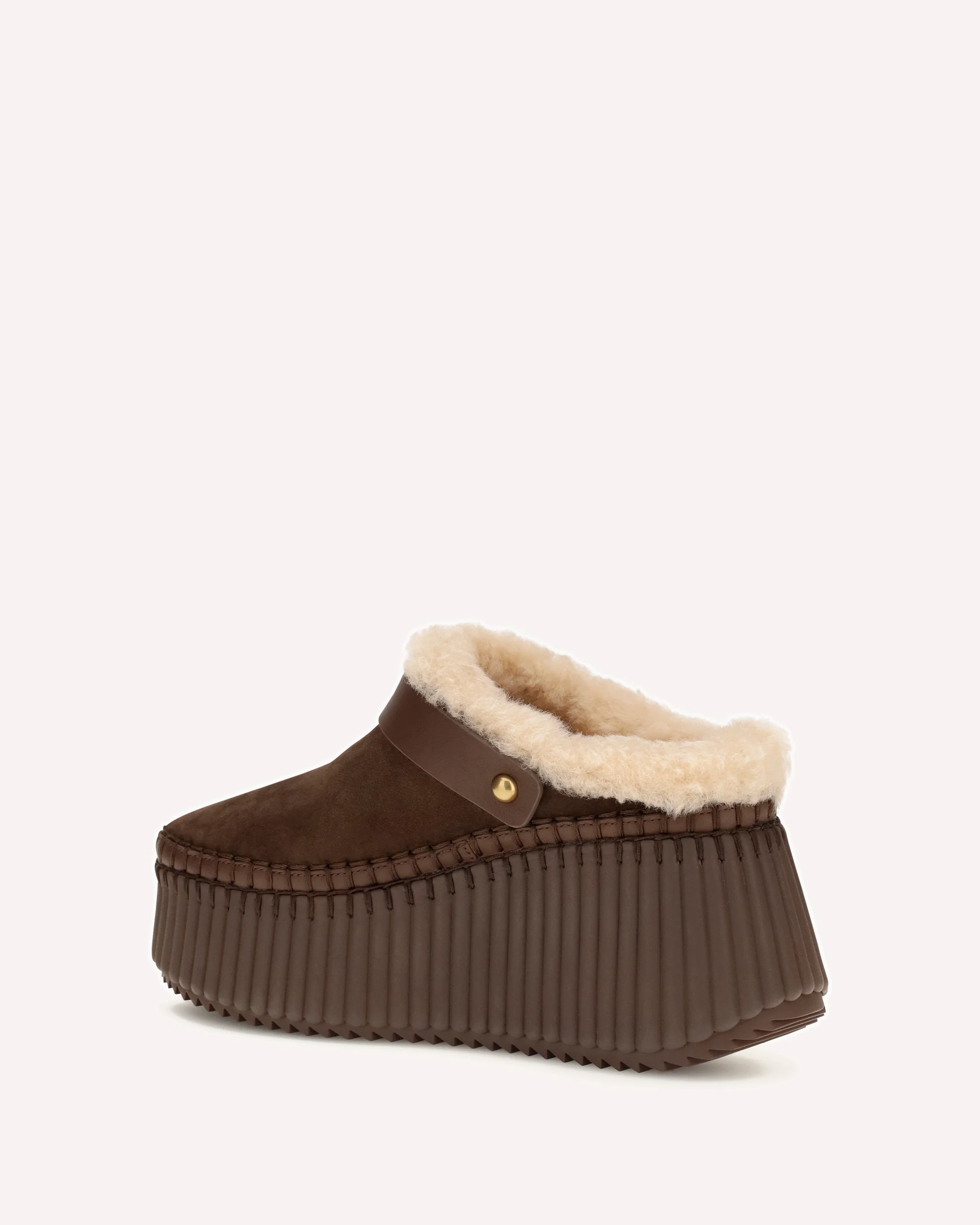 Nama Wedge Mules - BROWN | Cheap Luxury Handbags Store,