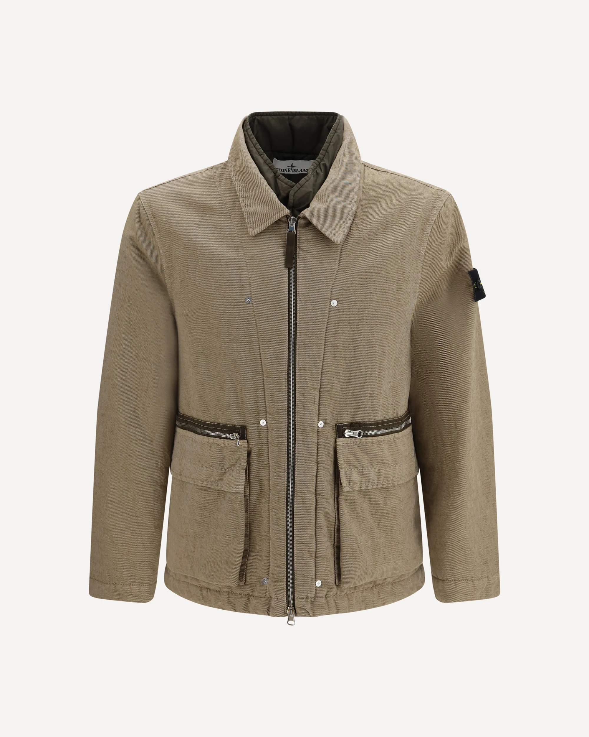 Padded cotton and wool-blend Jacket - BROWN | Cheap Luxury Handbags Store,