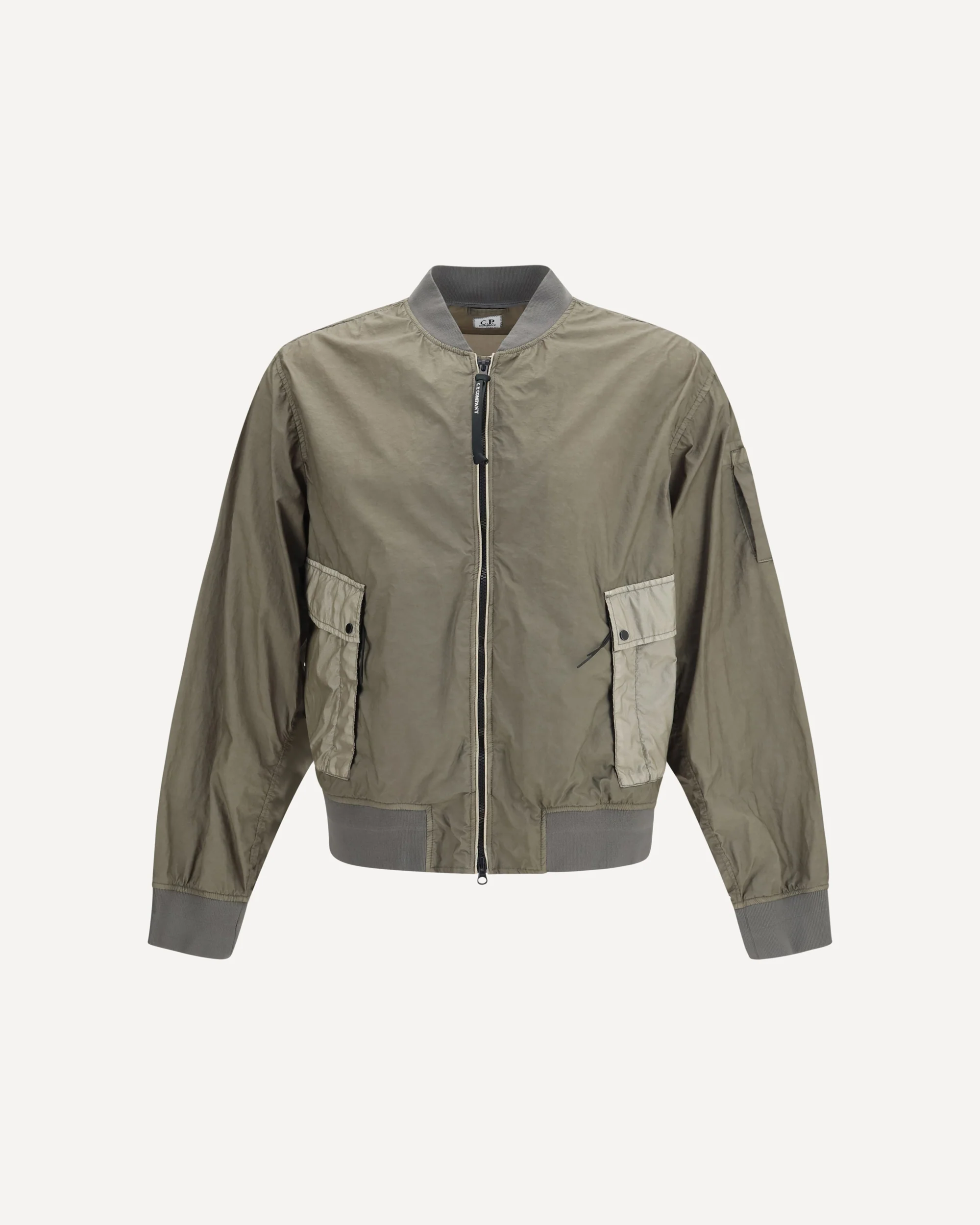 Bi-TM Mixed Lens bomber Jacket - GREEN | Cheap Luxury Handbags Store,