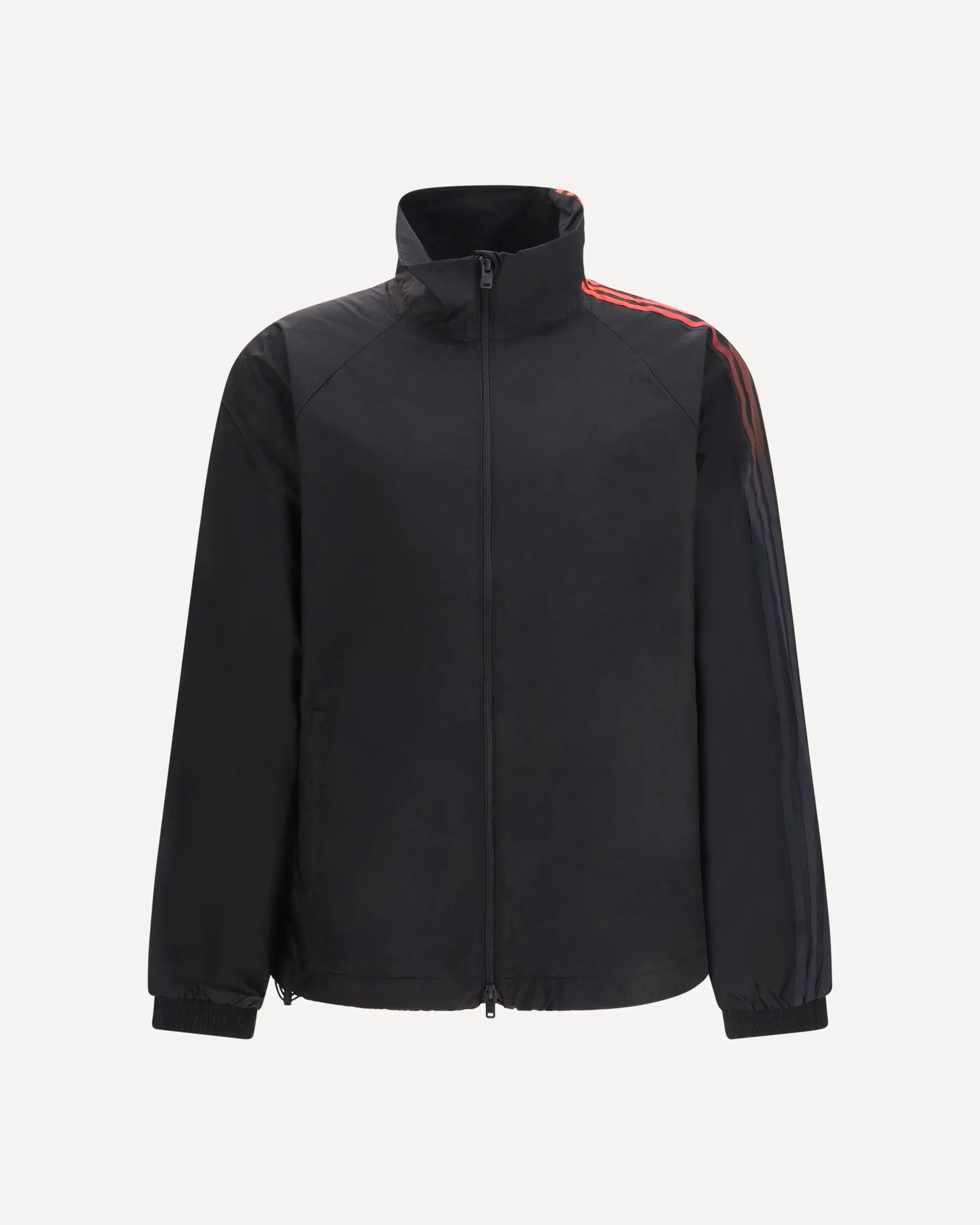 Nylon 3-stripes gradient Sweatshirt - BLACK | Cheap Luxury Handbags Store,