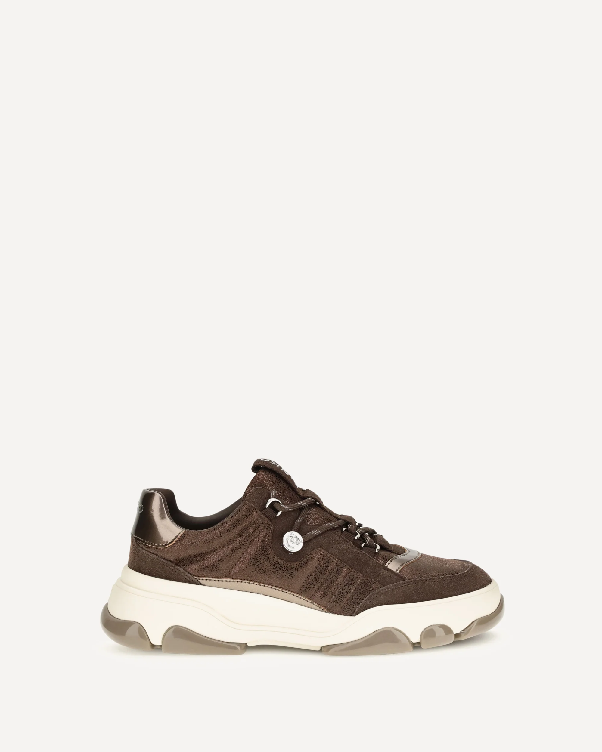 Athena suede Sneakers - BROWN | Cheap Luxury Handbags Store,