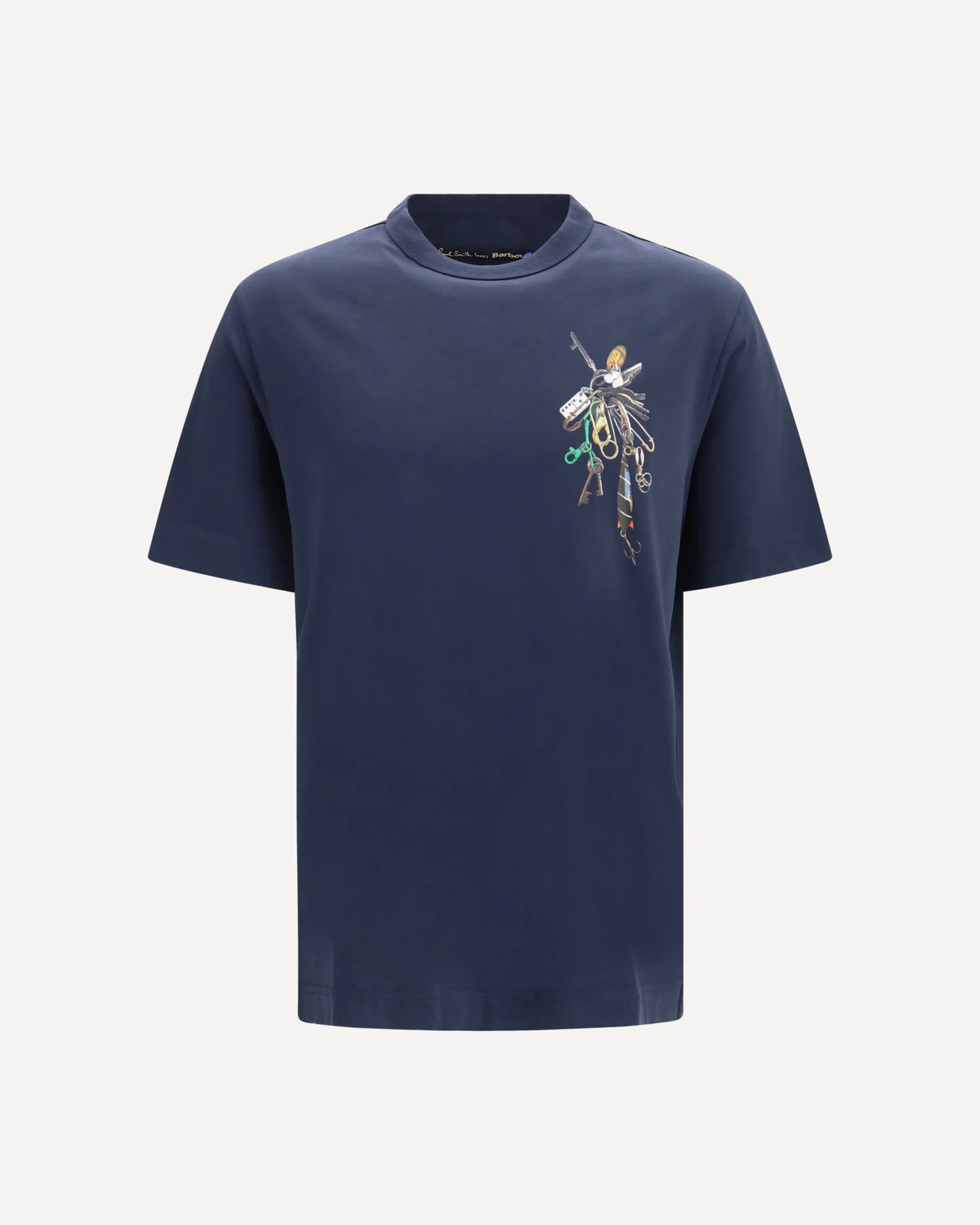 Key Barbour x Paul Smith T-shirt - BLUE | Cheap Luxury Handbags Store,