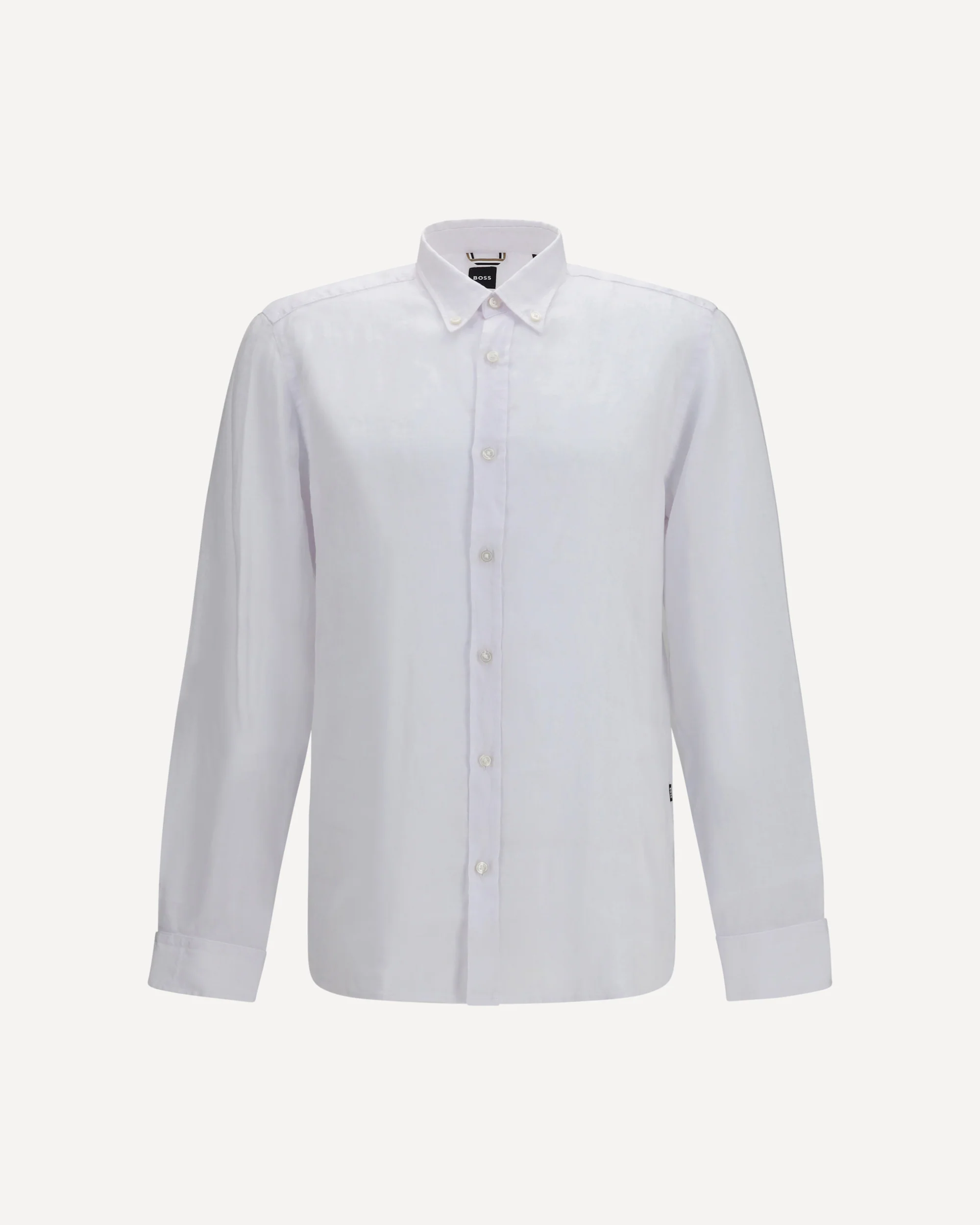 Regular-fit linen Shirt - WHITE | Cheap Luxury Handbags Store,