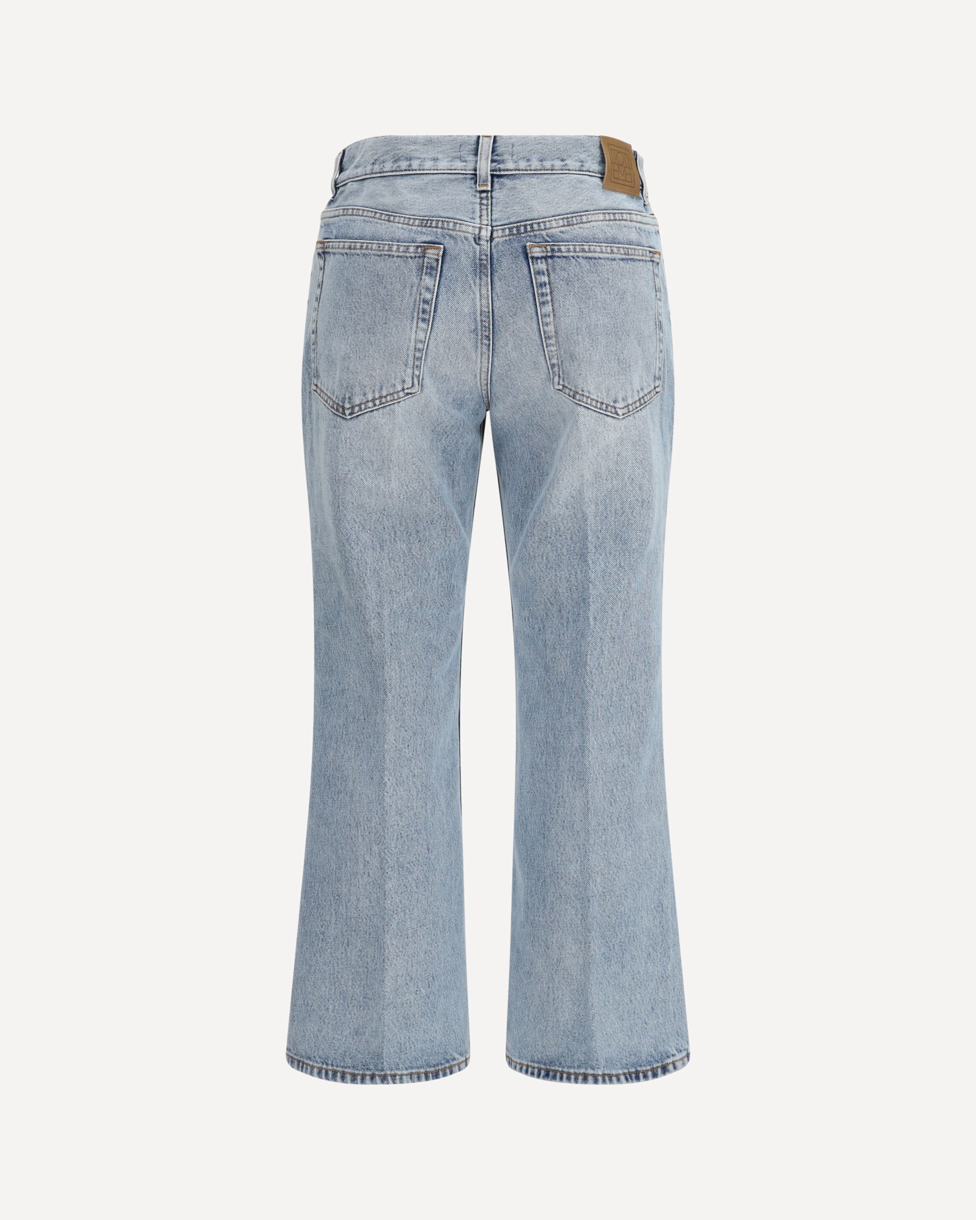 Cotton flared-hem Jeans - LIGHT BLUE | Cheap Luxury Handbags Store,