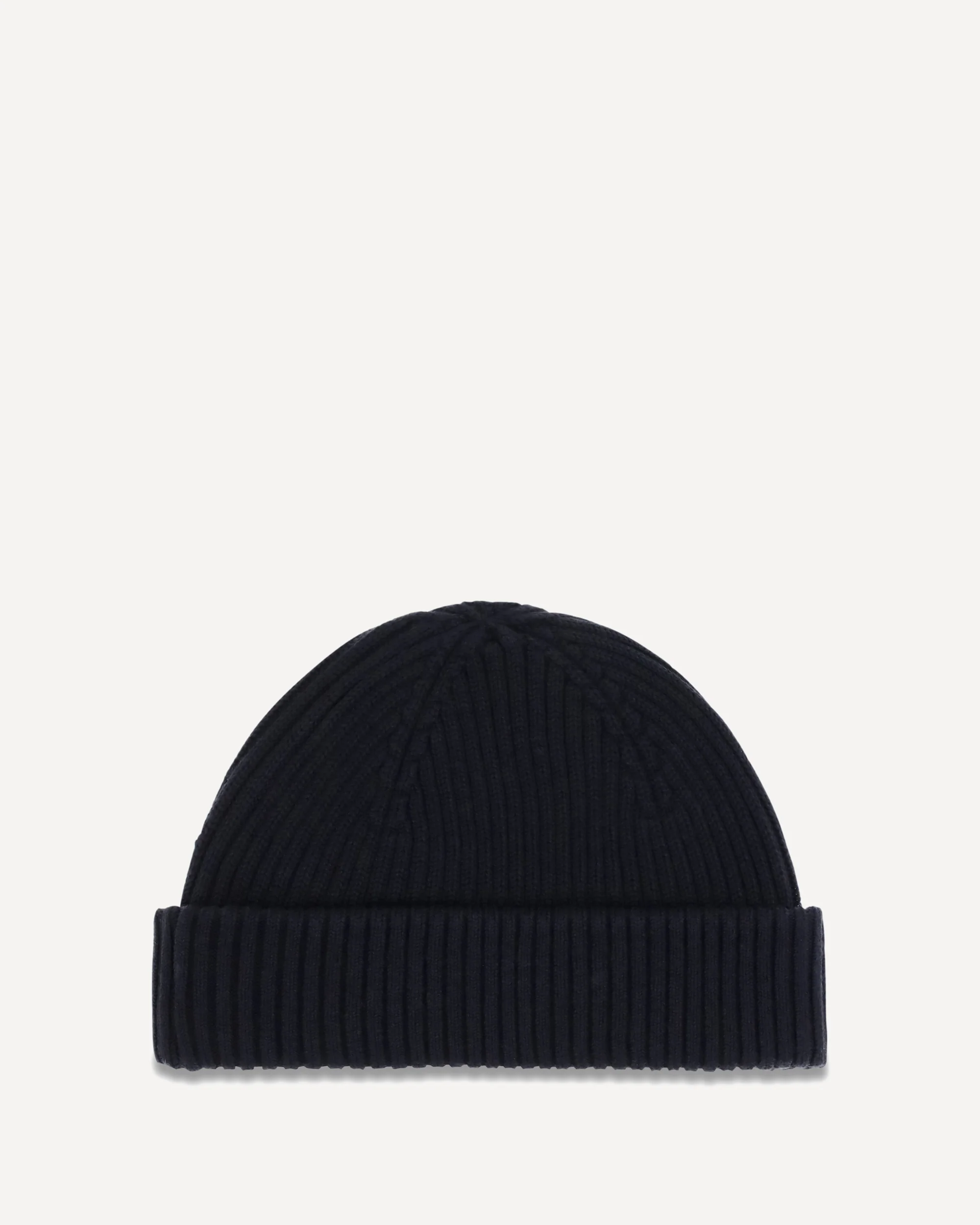 Beanie in ribbed knit with logo - BLUE | Cheap Luxury Handbags Store,