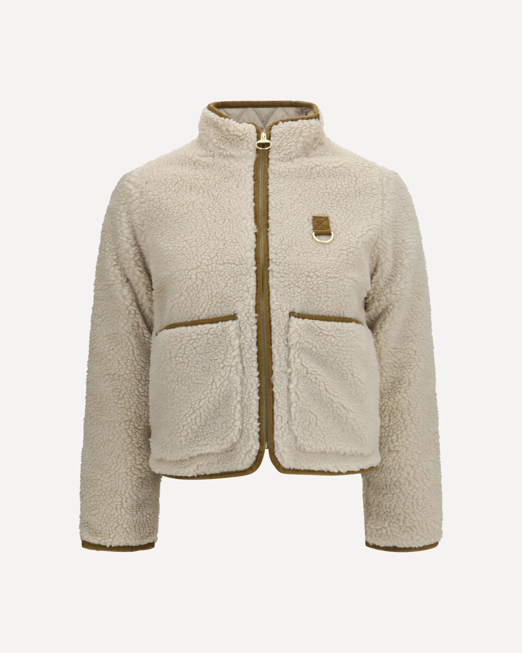 Elenora Fleece Jacket - CREAM | Cheap Luxury Handbags Store,