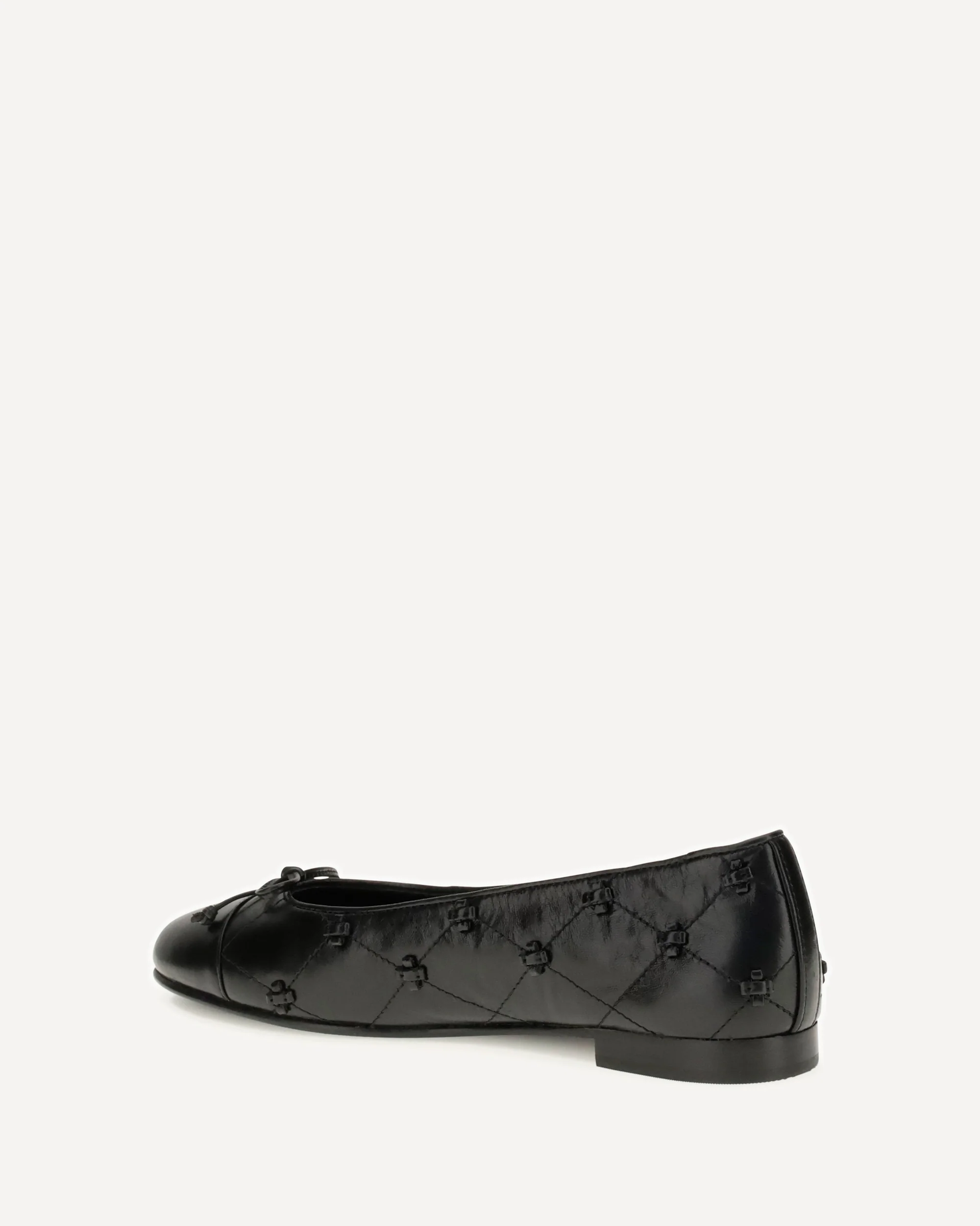 Bunny knot pointed Ballerinas - BLACK | Cheap Luxury Handbags Store,