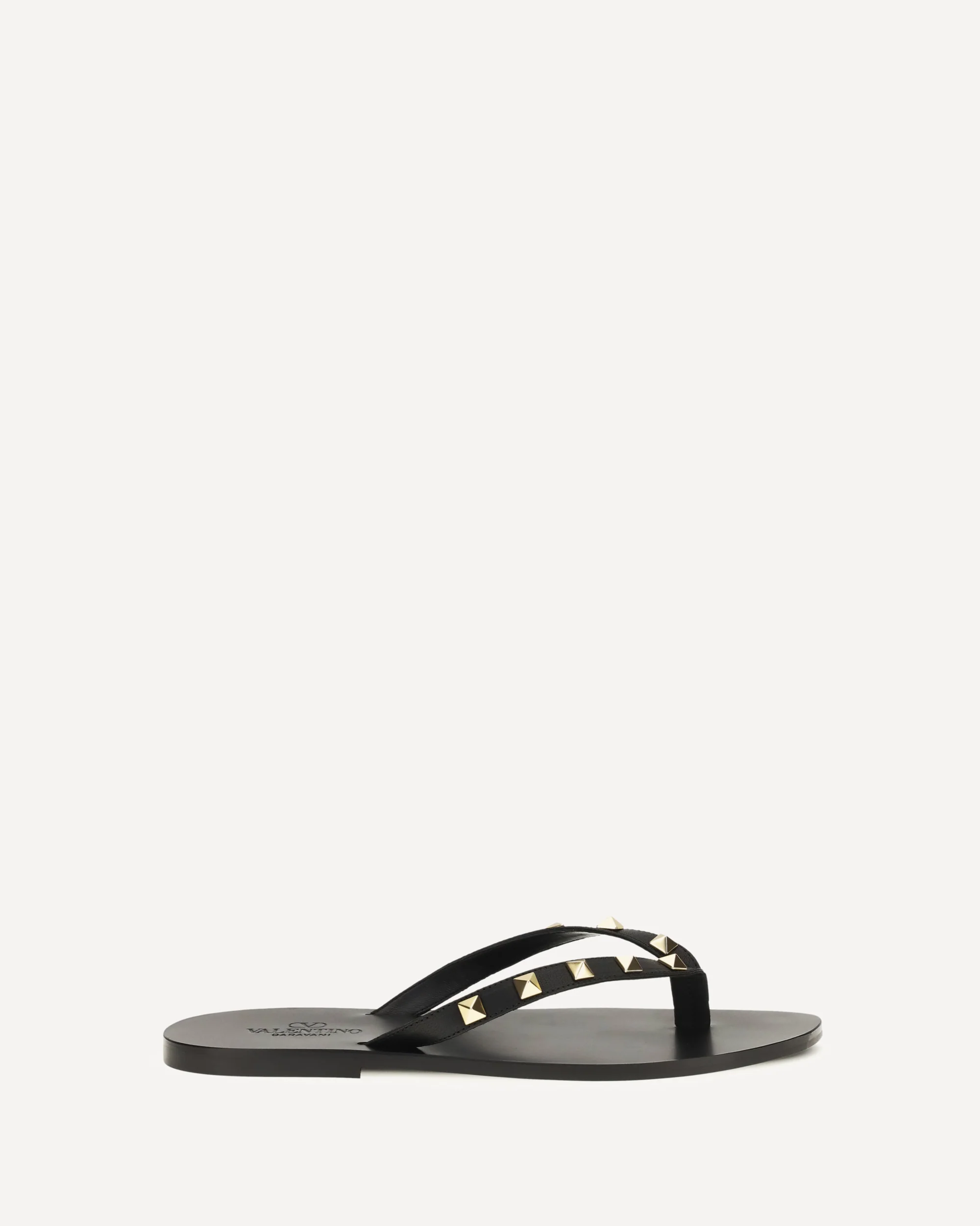 Rockstud thong Sandals - BLACK | Cheap Luxury Handbags Store,