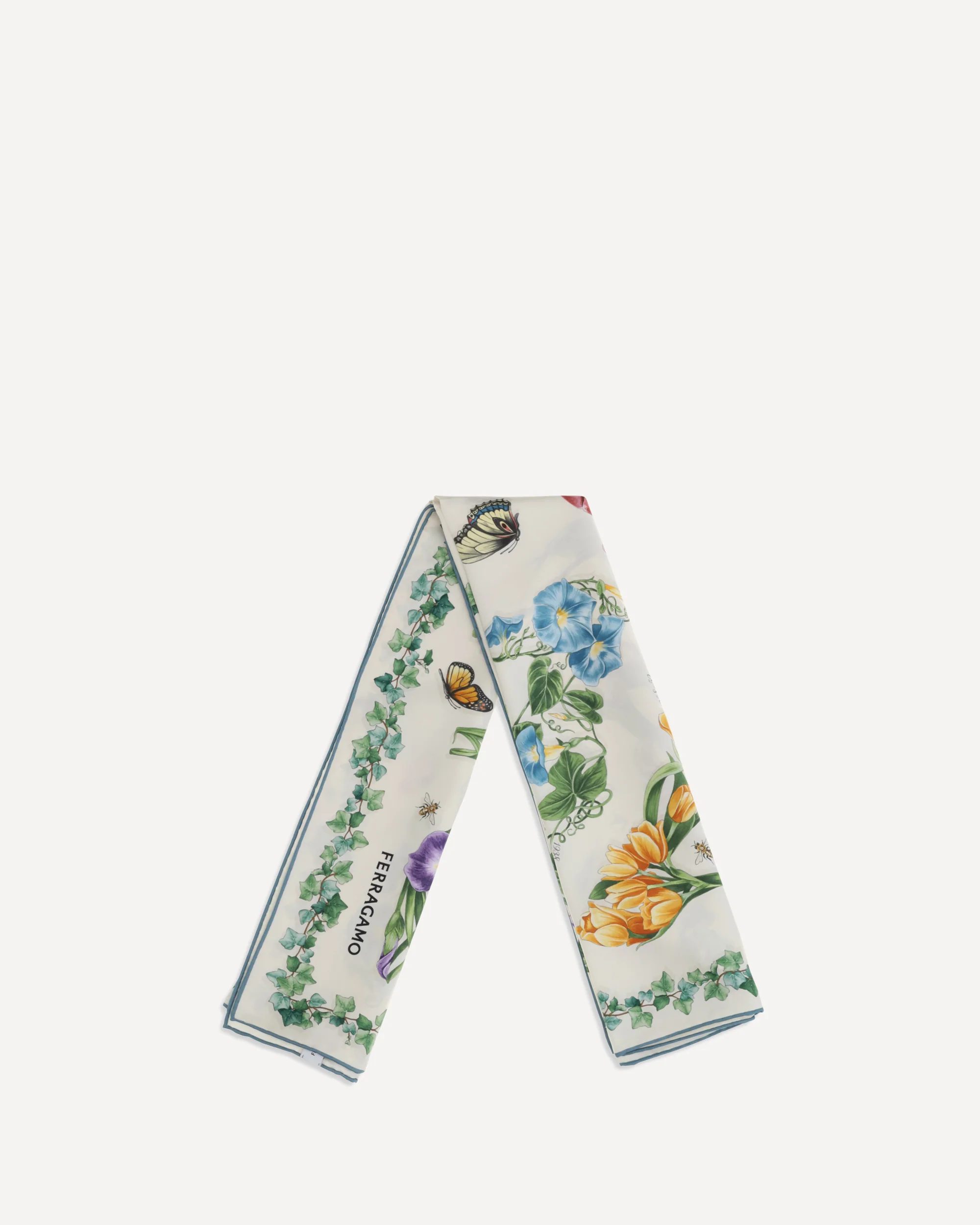 Eden print Silk Scarf - MULTICOLOUR | Cheap Luxury Handbags Store,