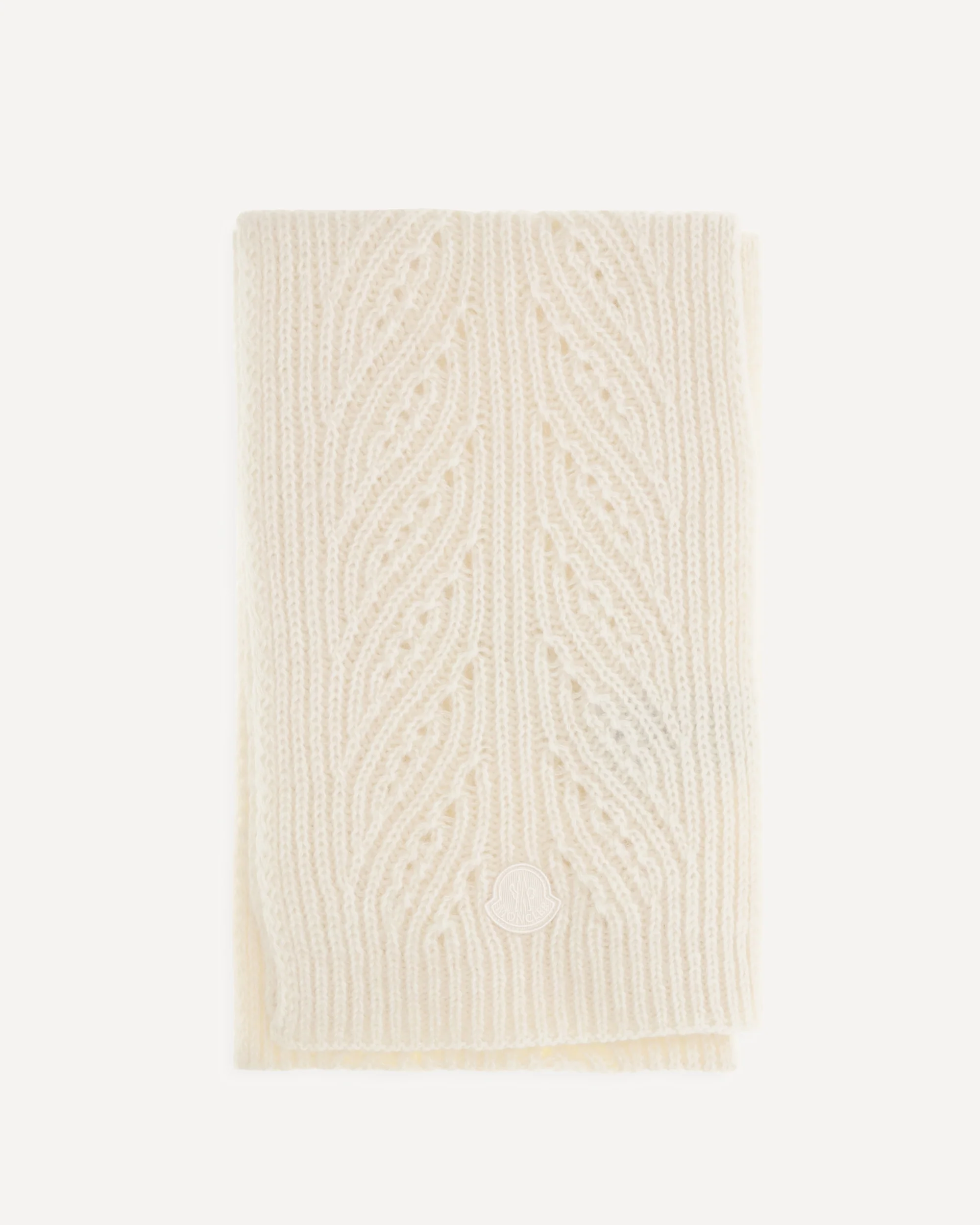 Tricot alpaca and cashmere-blend Scarf - CREAM | Cheap Luxury Handbags Store,