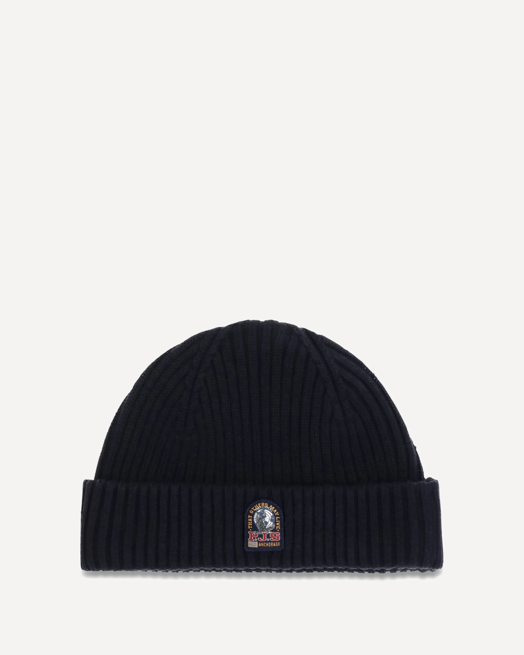 Beanie in ribbed knit with logo - BLUE | Cheap Luxury Handbags Store,