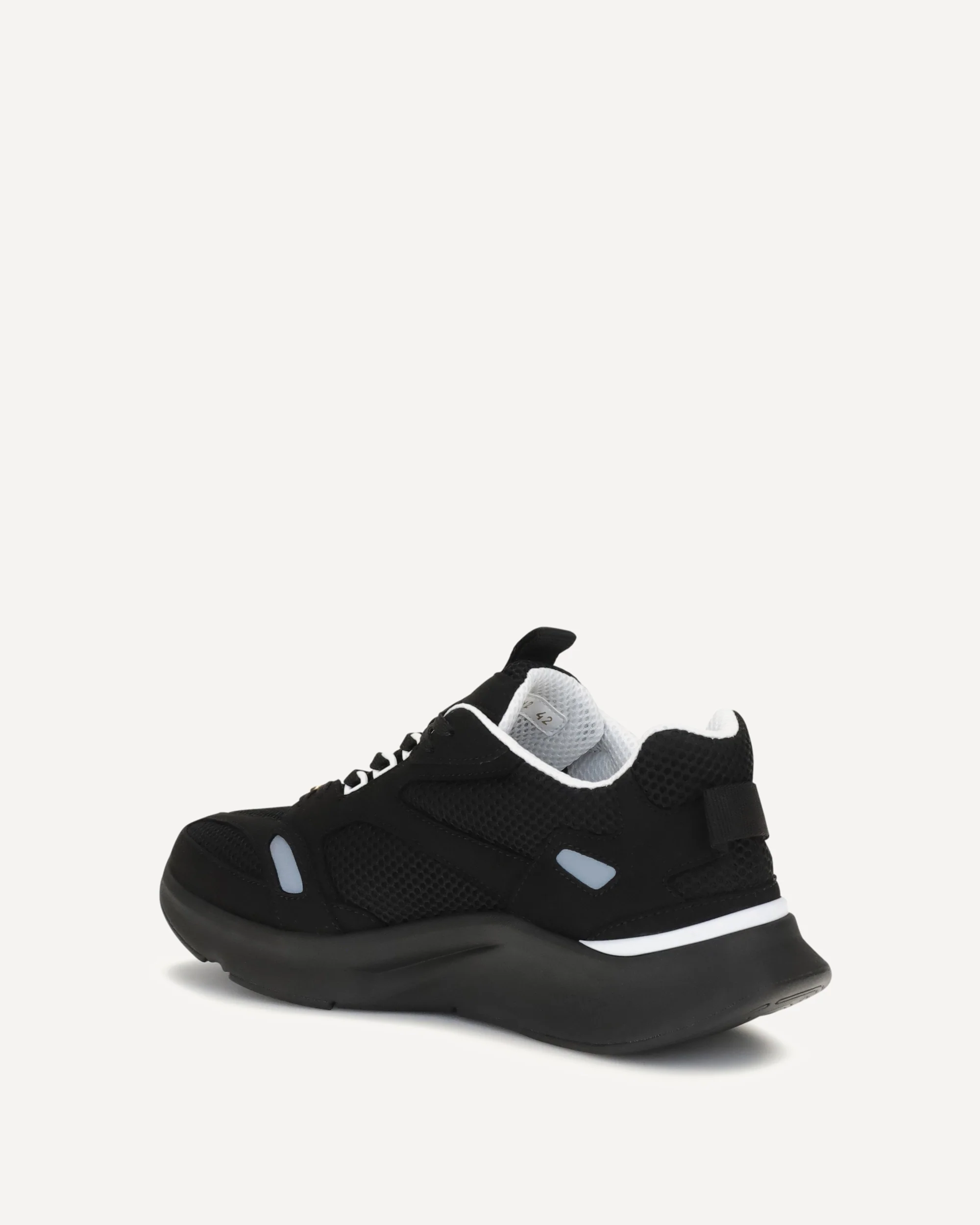 Demivee mesh and suede Sneakers - BLACK | Cheap Luxury Handbags Store,
