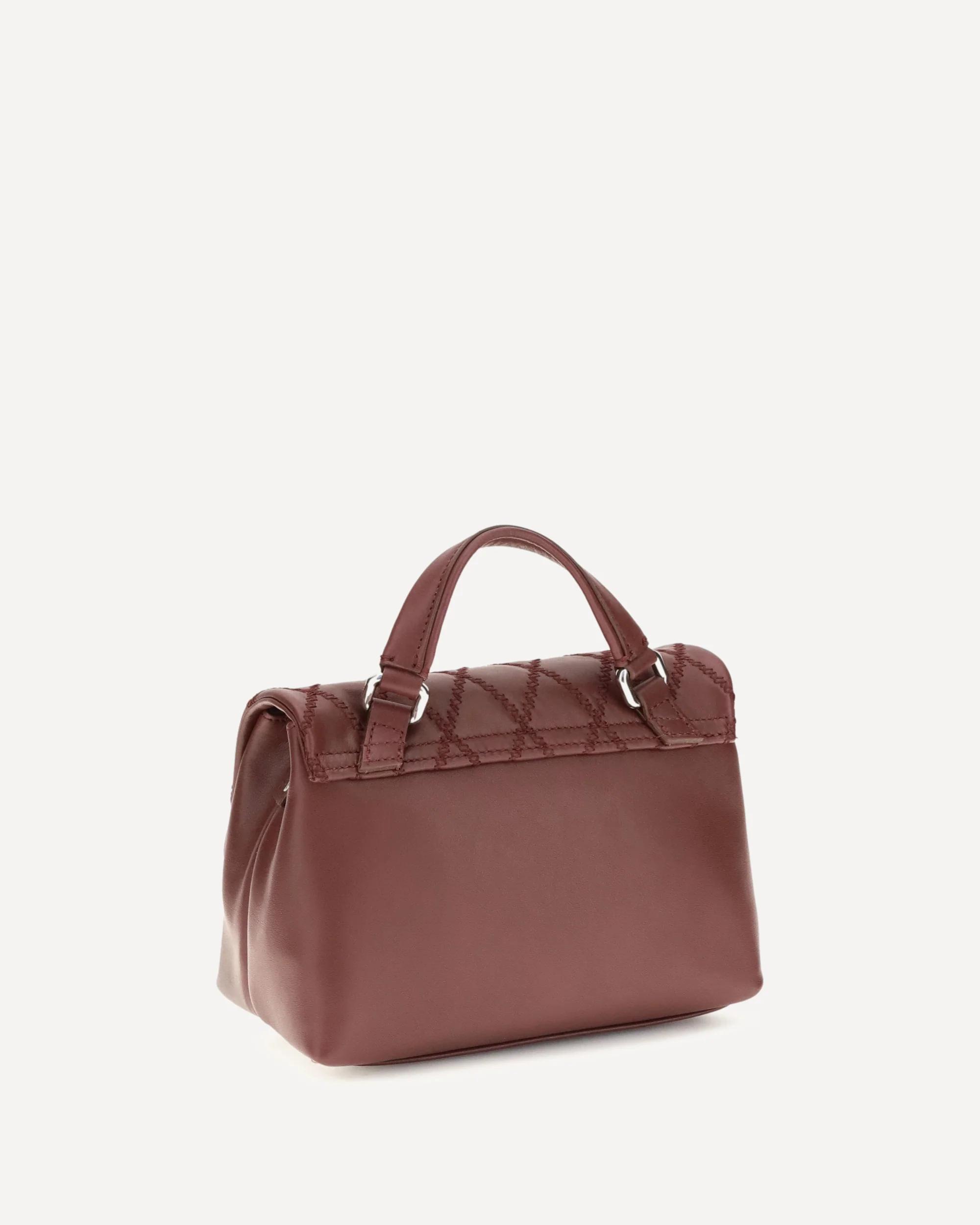 Mini Postina Tramè leather Top Handle Bag - RED | Cheap Luxury Handbags Store,