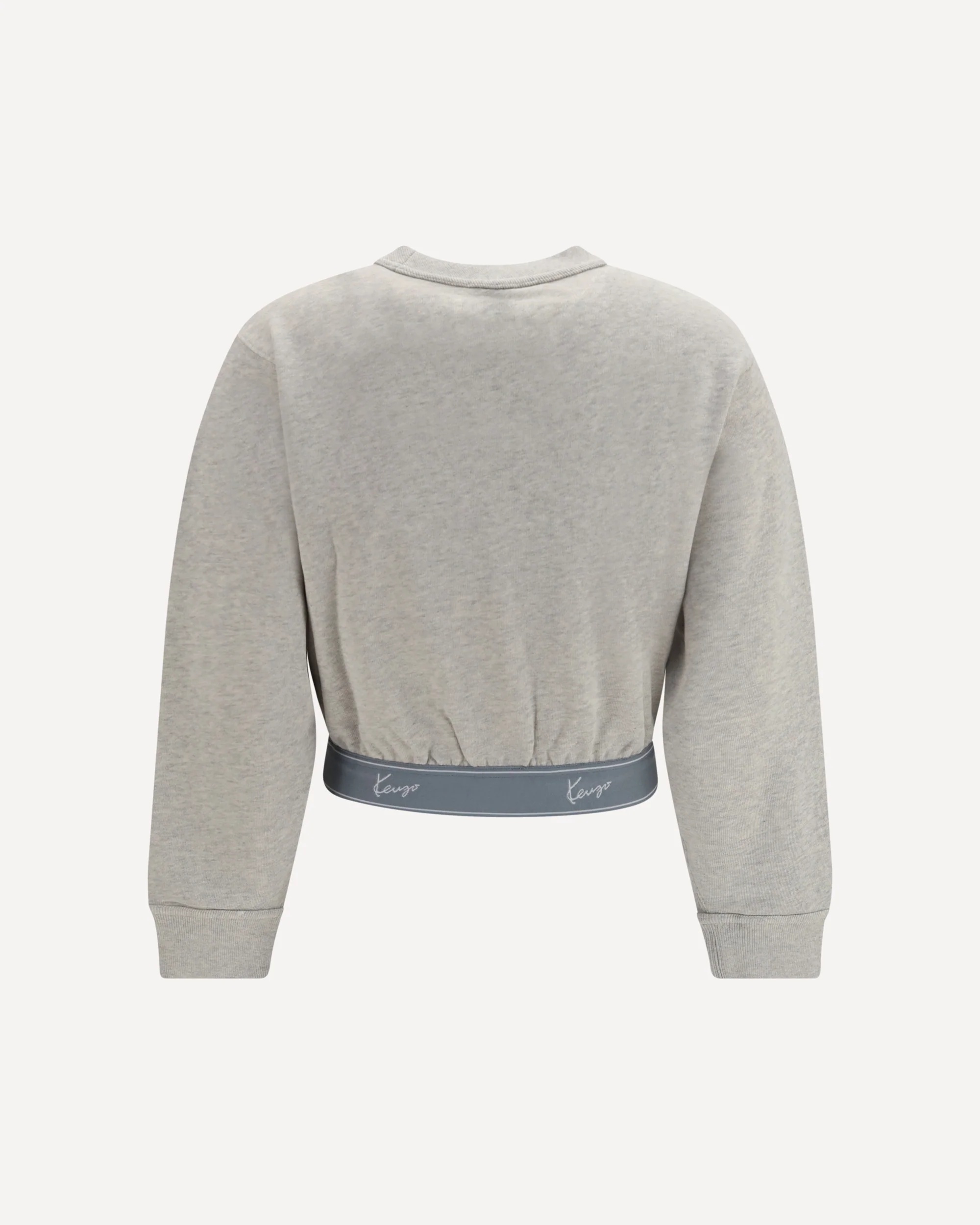 Cropped Sweatshirt - GREY | Cheap Luxury Handbags Store,