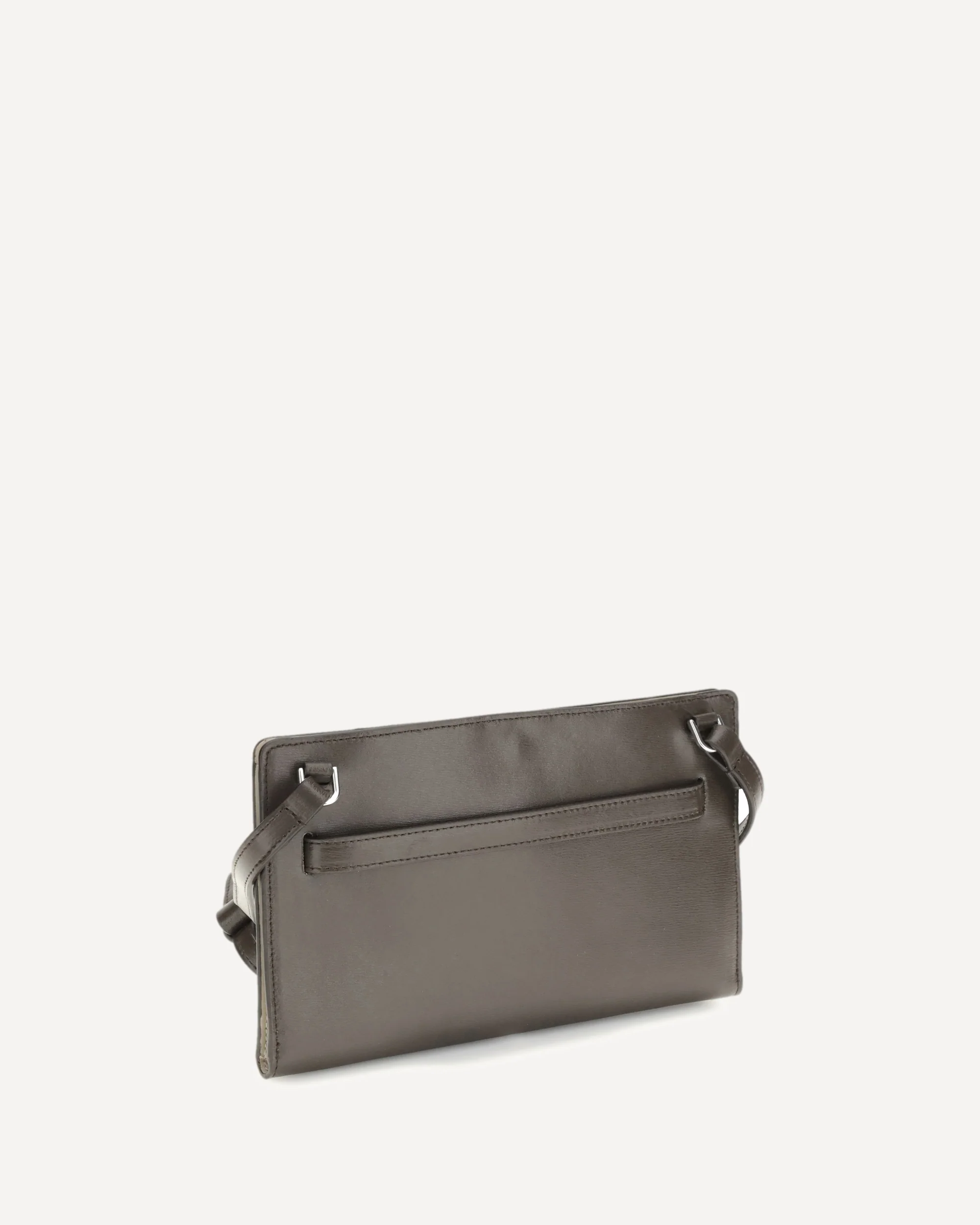 Belted leather crossbody Bag - GREEN | Cheap Luxury Handbags Store,