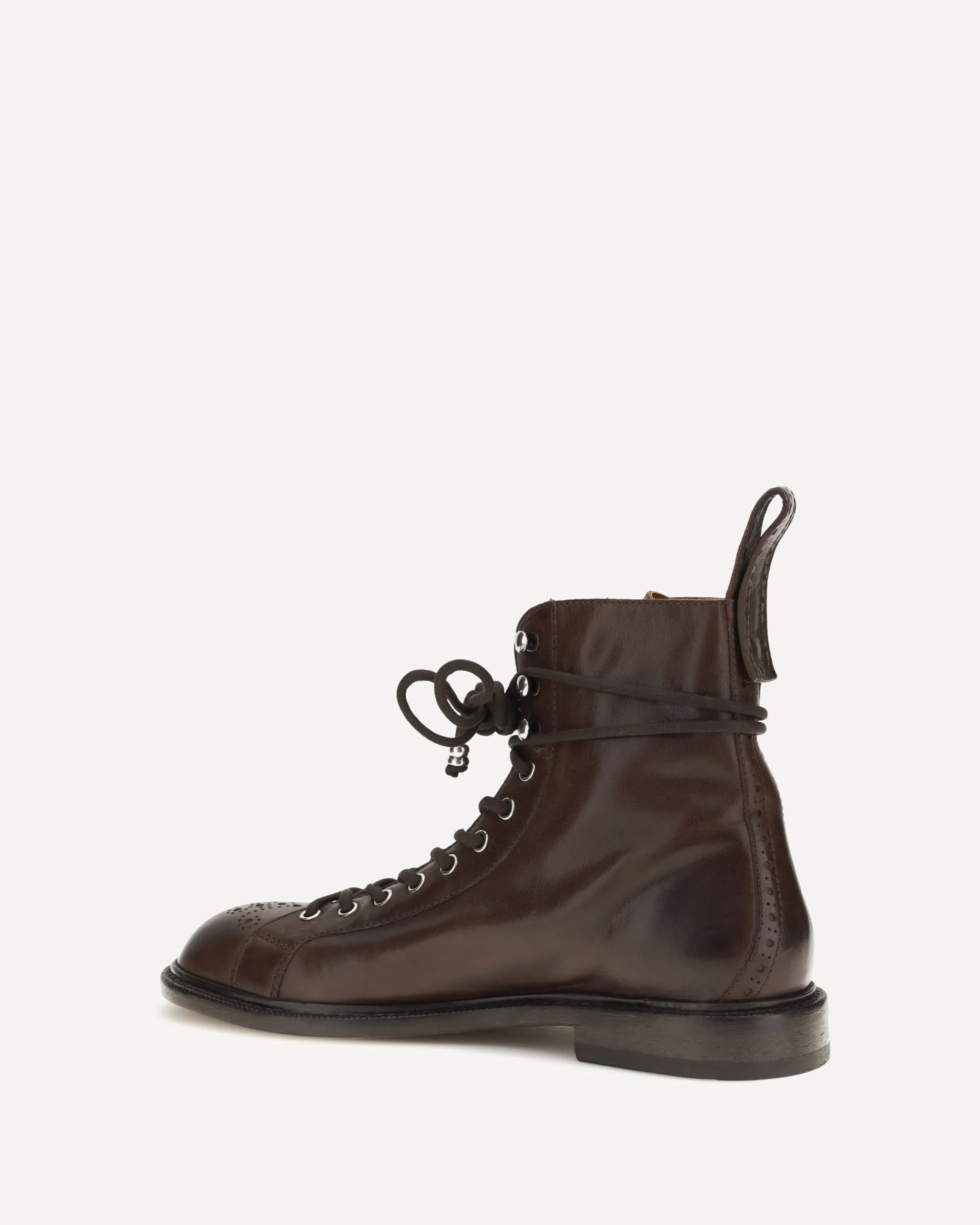 Billy leather ankle Boots - BROWN | Cheap Luxury Handbags Store,