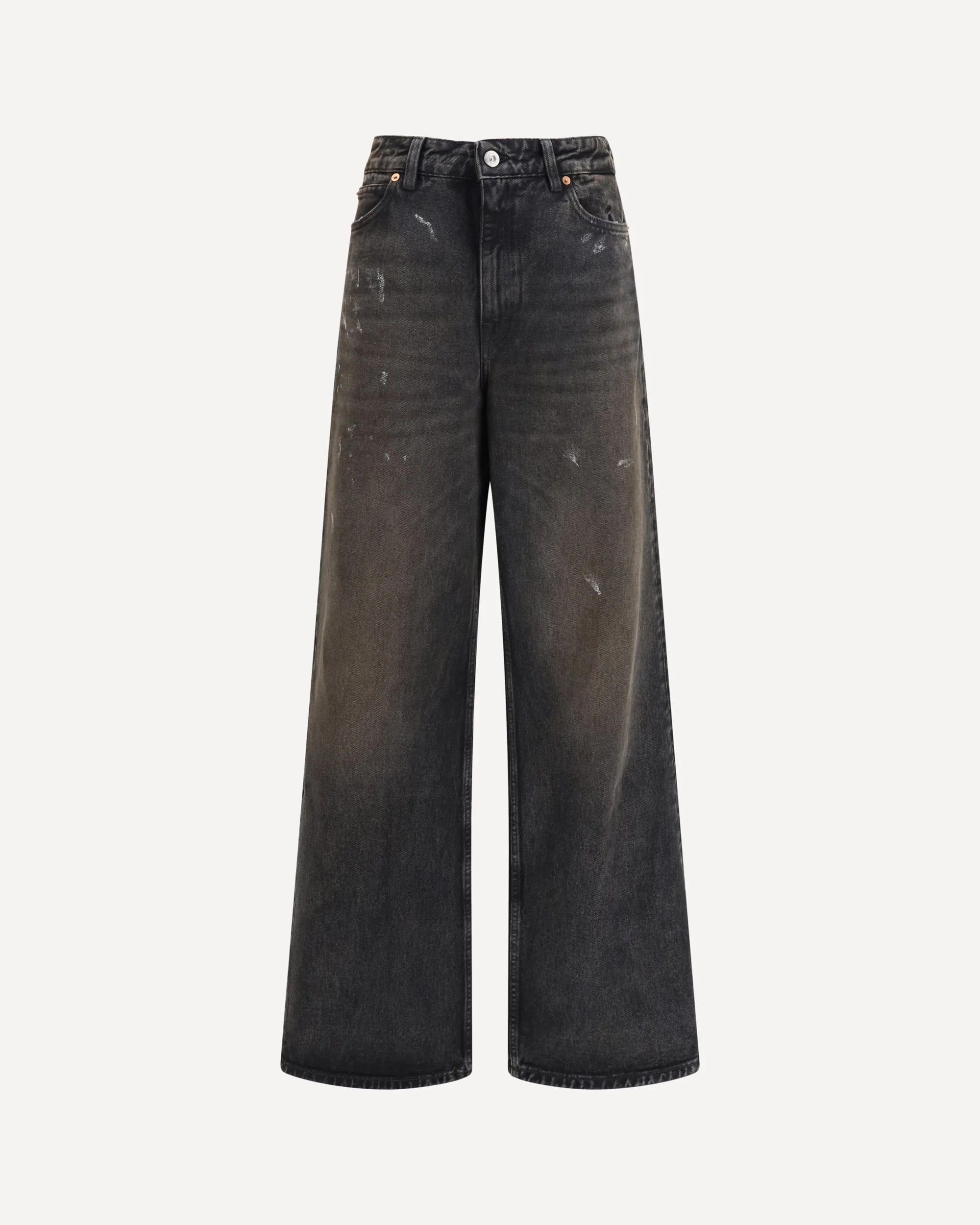 Full Cut Nebula Wash Jeans - BLACK | Cheap Luxury Handbags Store,