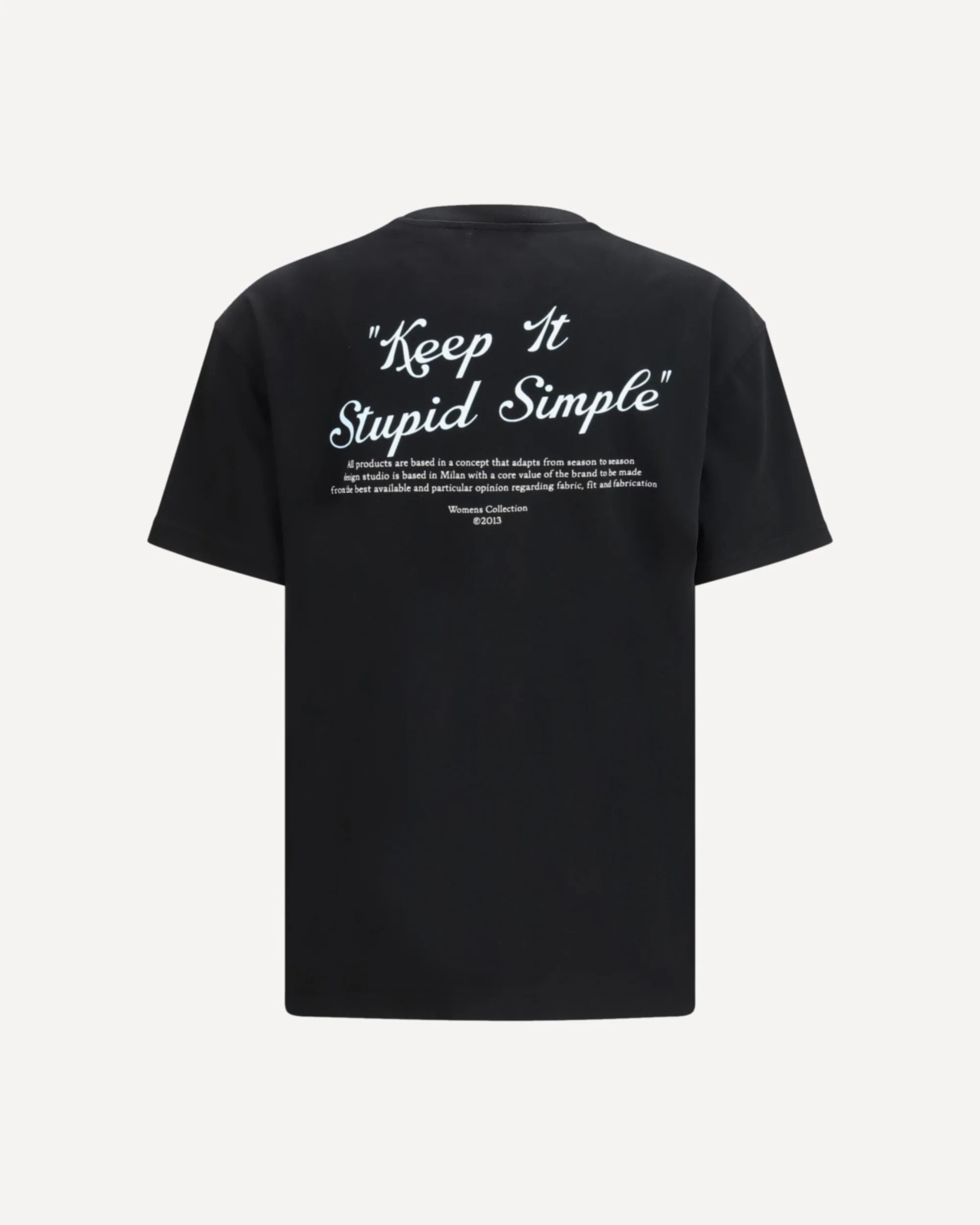 Kiss Quote T-shirt - BLACK | Cheap Luxury Handbags Store,