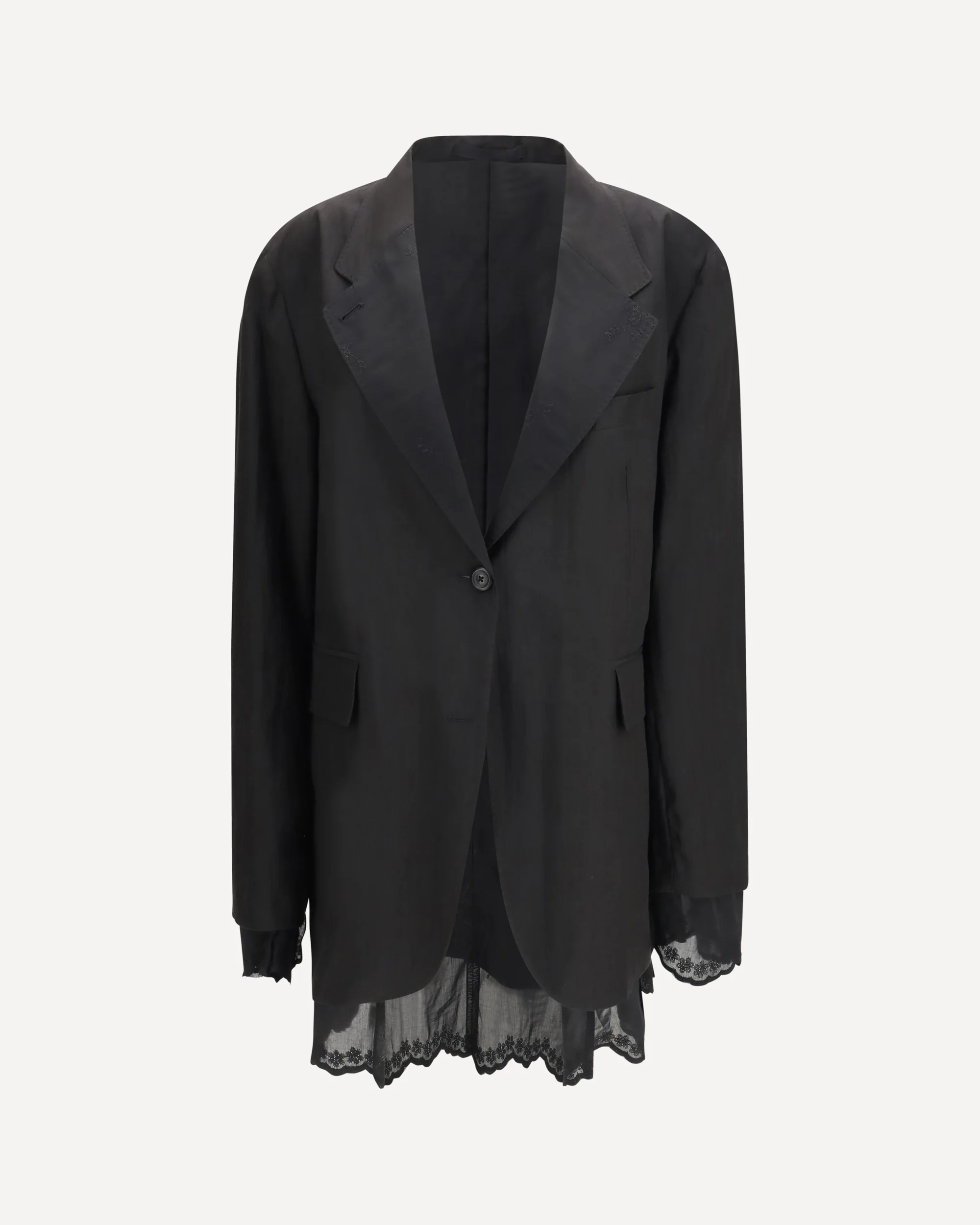 Reversible drip single breasted Blazer - BLACK | Cheap Luxury Handbags Store,