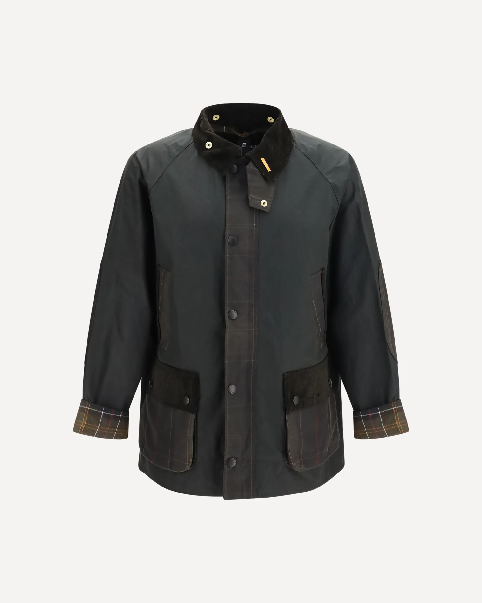 Icons Patch Bedale waxed Jacket - GREEN | Cheap Luxury Handbags Store,