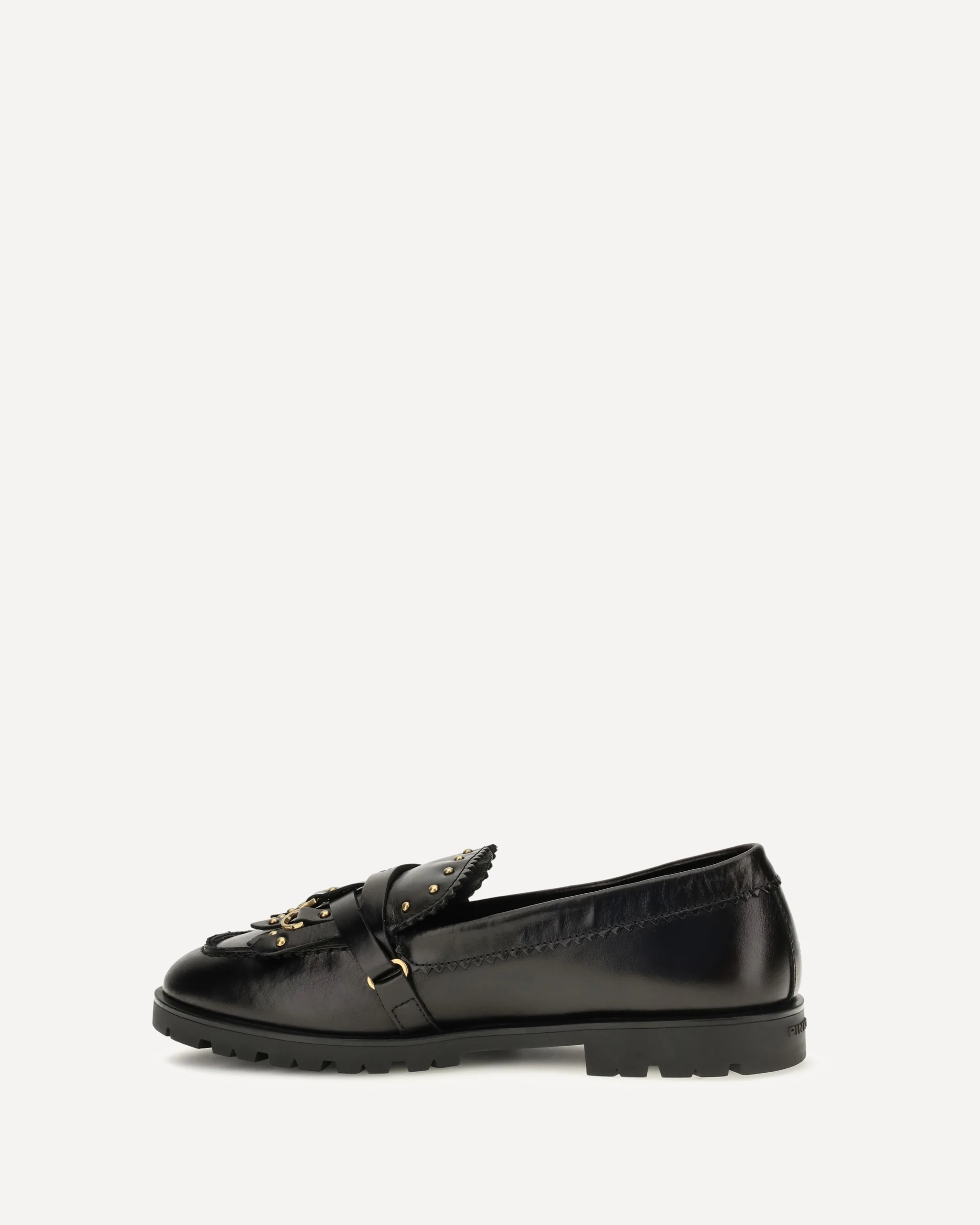 Nora leather Loafers - BLACK | Cheap Luxury Handbags Store,