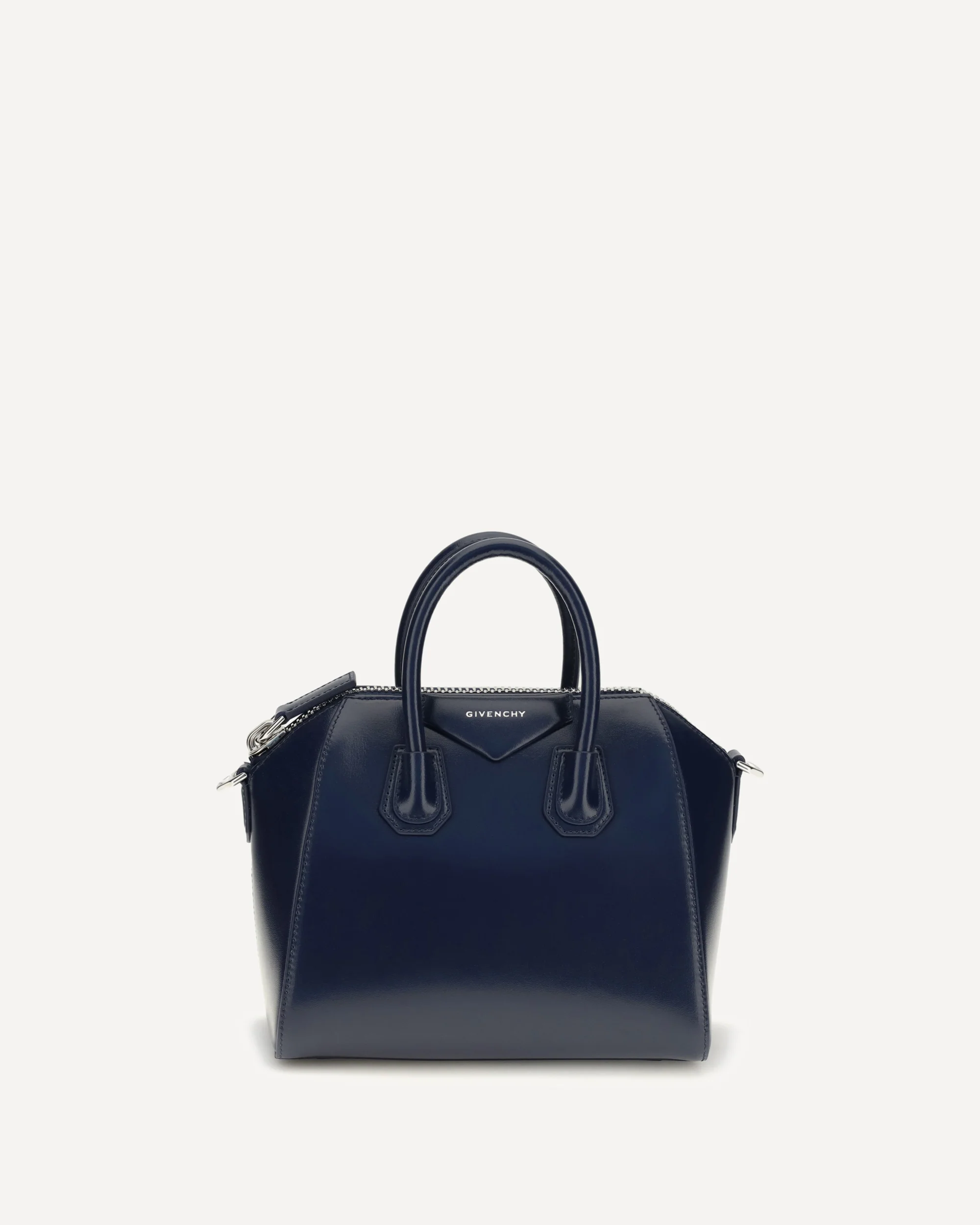 Antigona mini leather Handbag - BLUE | Cheap Luxury Handbags Store,