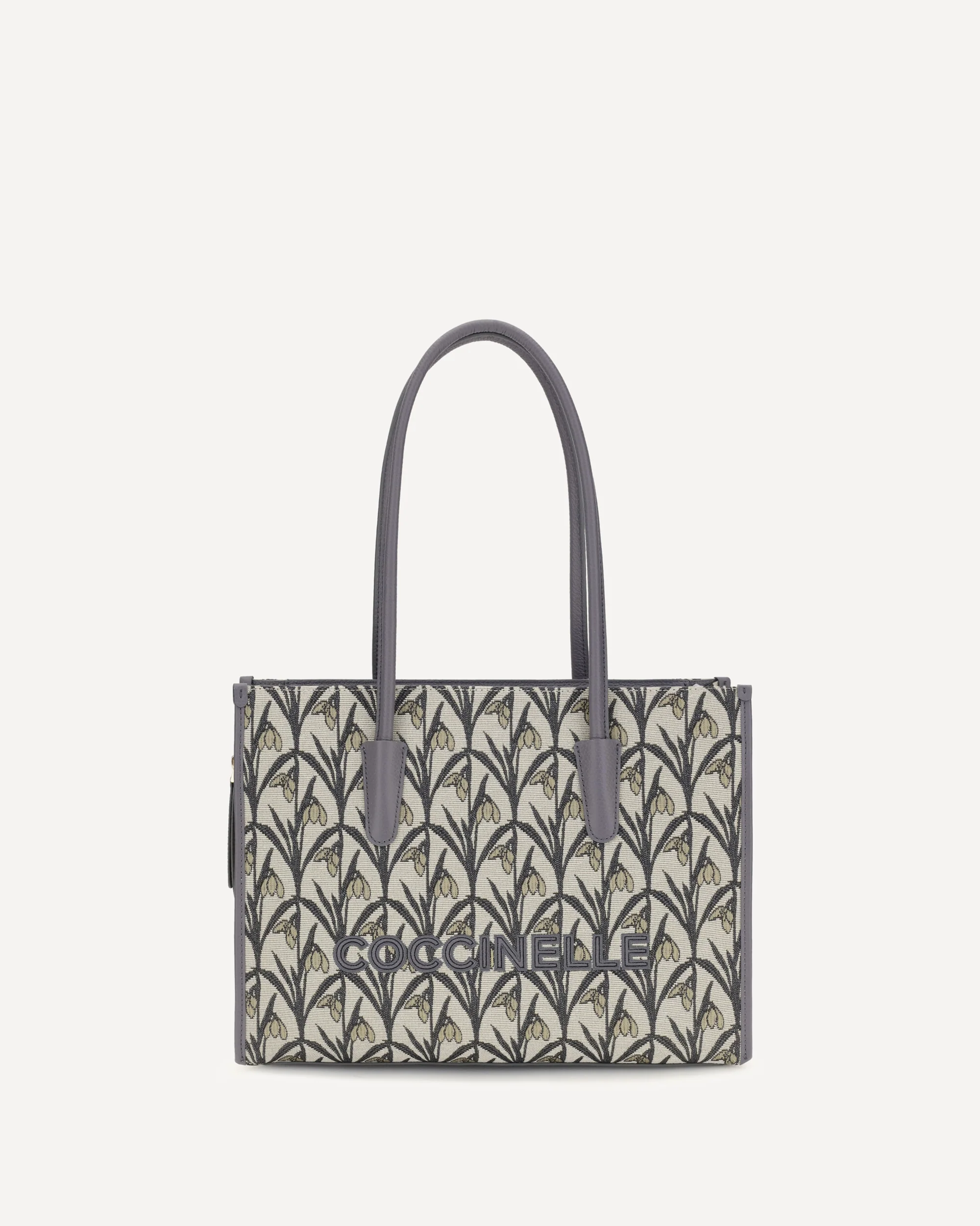 Jacquard Tote Bag - GREY | Cheap Luxury Handbags Store,
