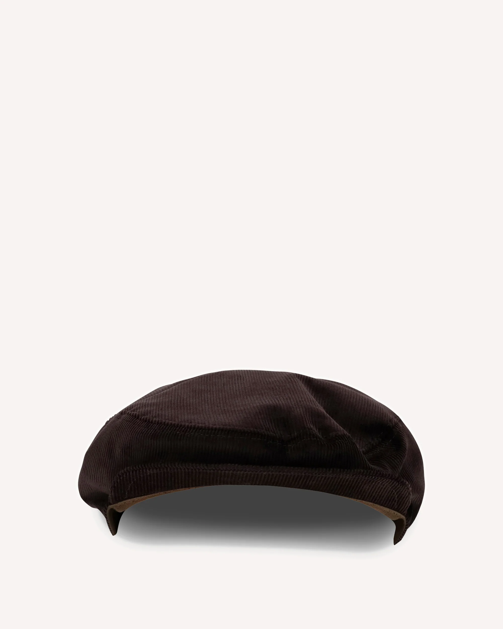 Velvet flat Cap - BROWN | Cheap Luxury Handbags Store,