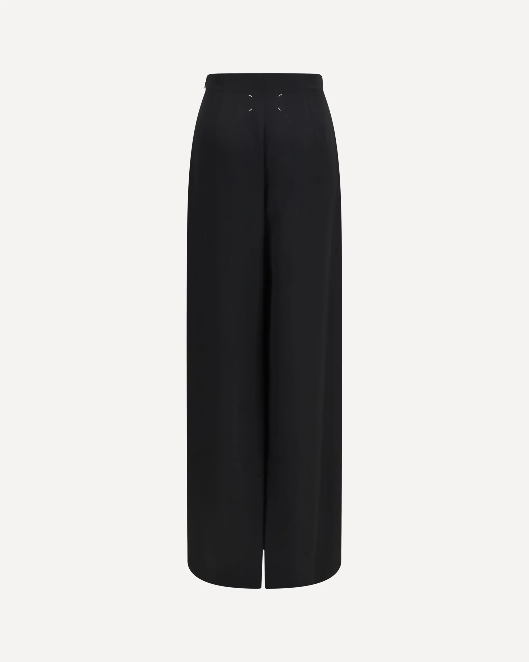 Long Skirt with back slit - BLACK | Cheap Luxury Handbags Store,