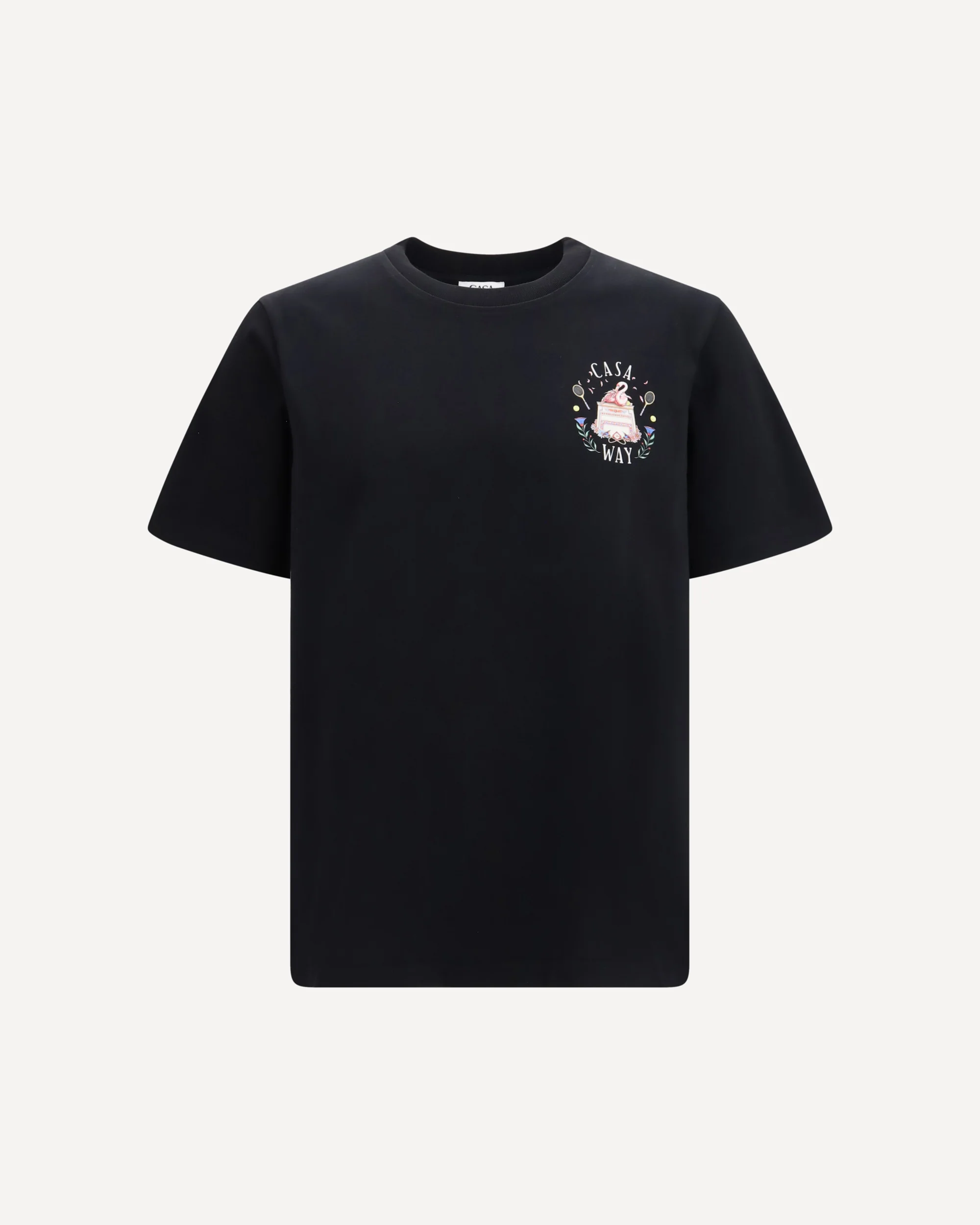 Casa Way graphic T-shirt - BLACK | Cheap Luxury Handbags Store,