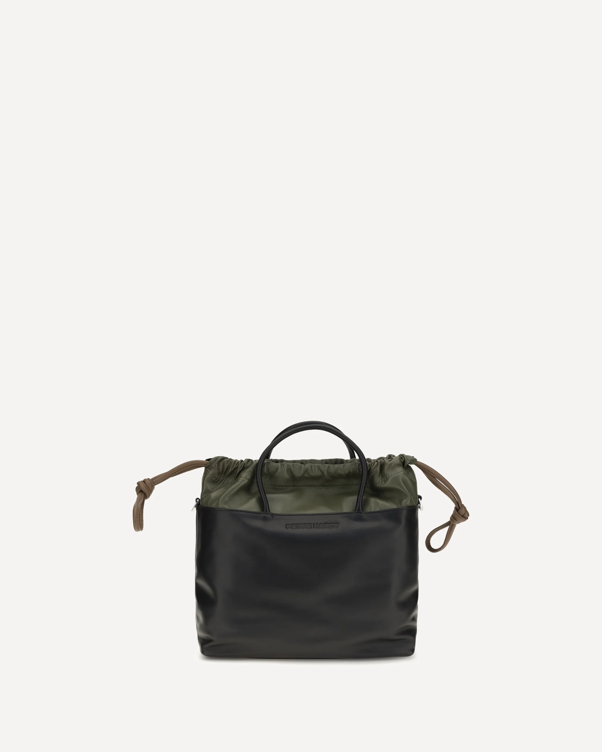 Twin drawstring Handbag - BLACK | Cheap Luxury Handbags Store,