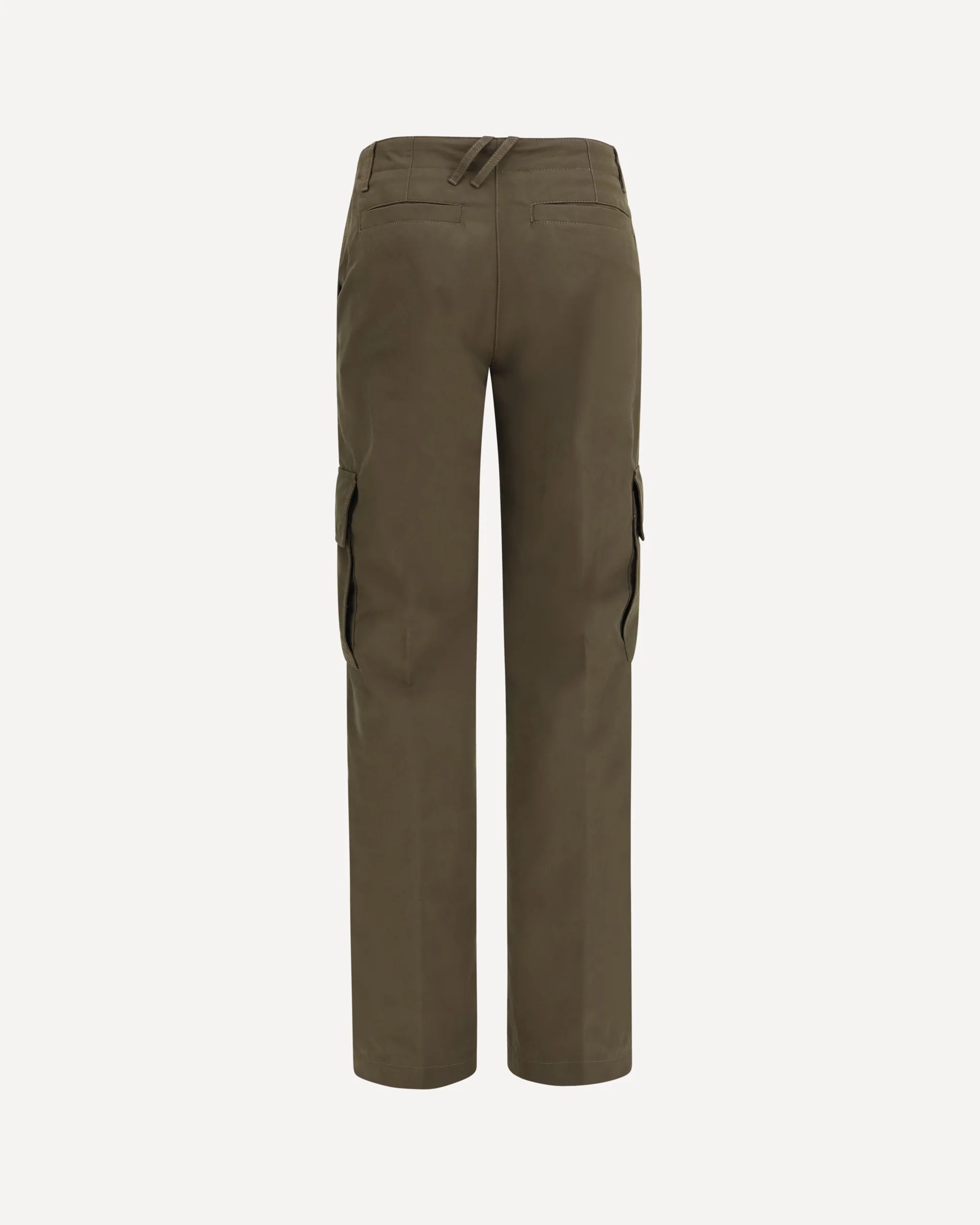 Gabardine Cargo Pants - GREEN | Cheap Luxury Handbags Store,