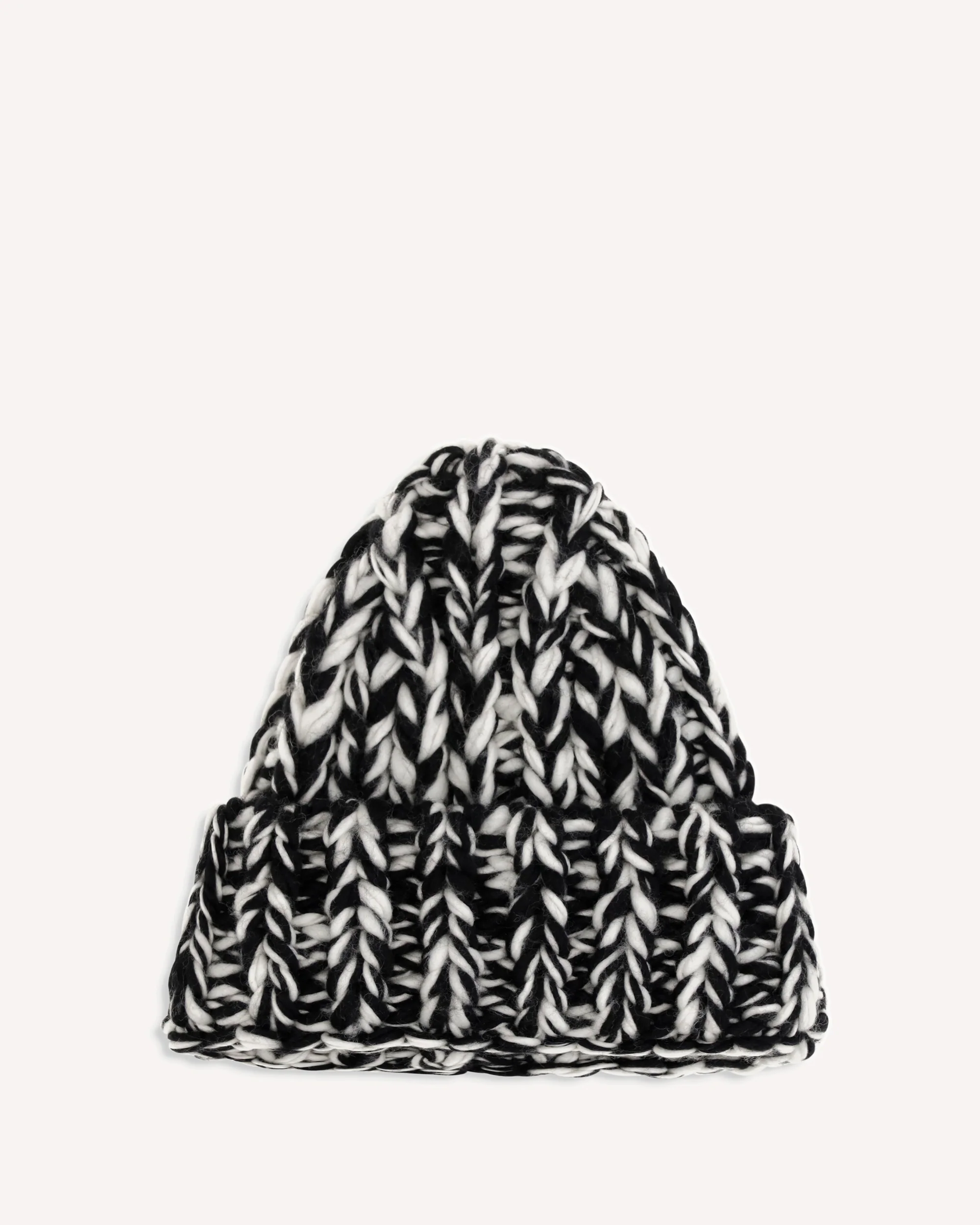 XXL wool Knit Beanie - BLACK | Cheap Luxury Handbags Store,