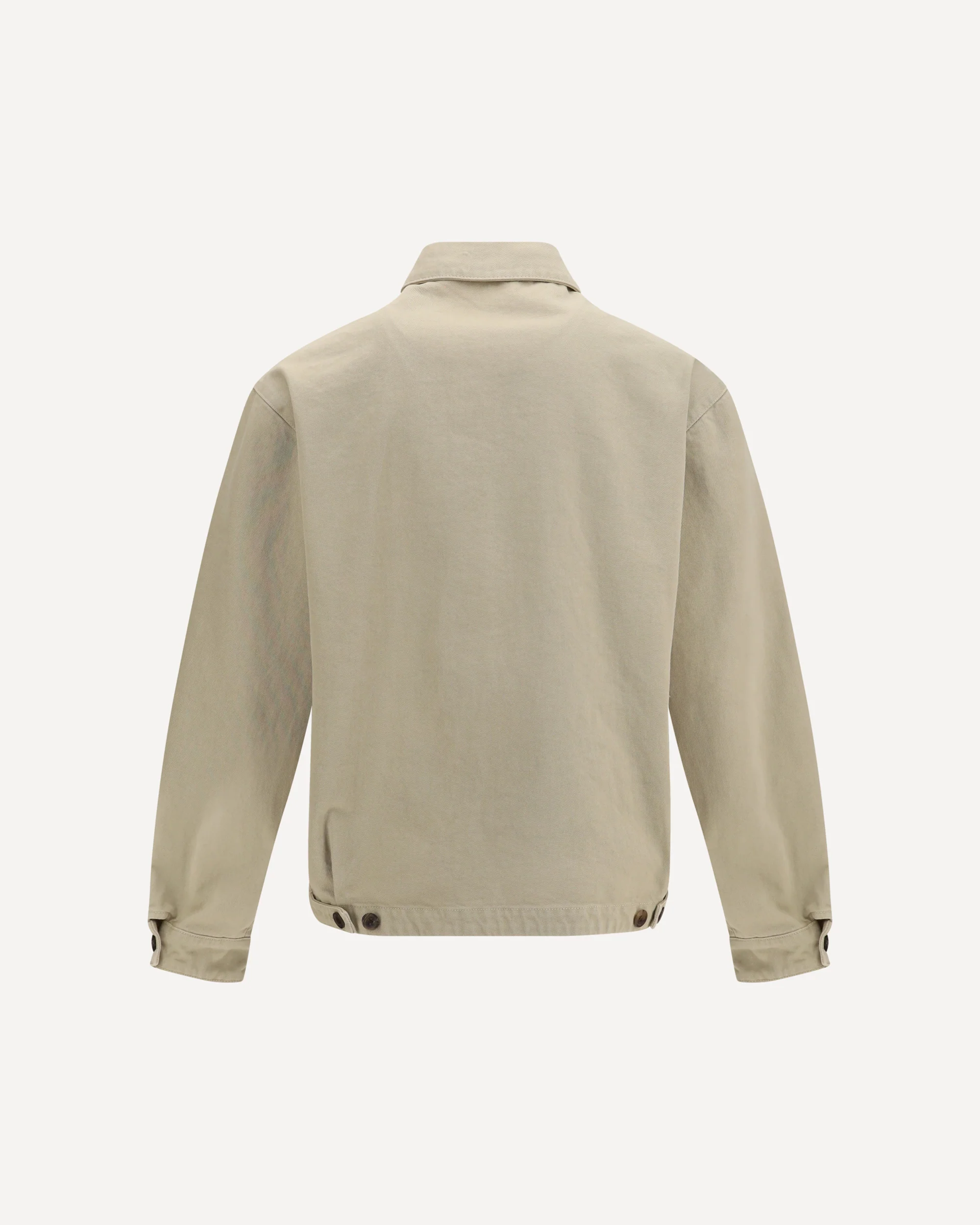 Denim Blouson Jacket - BEIGE | Cheap Luxury Handbags Store,