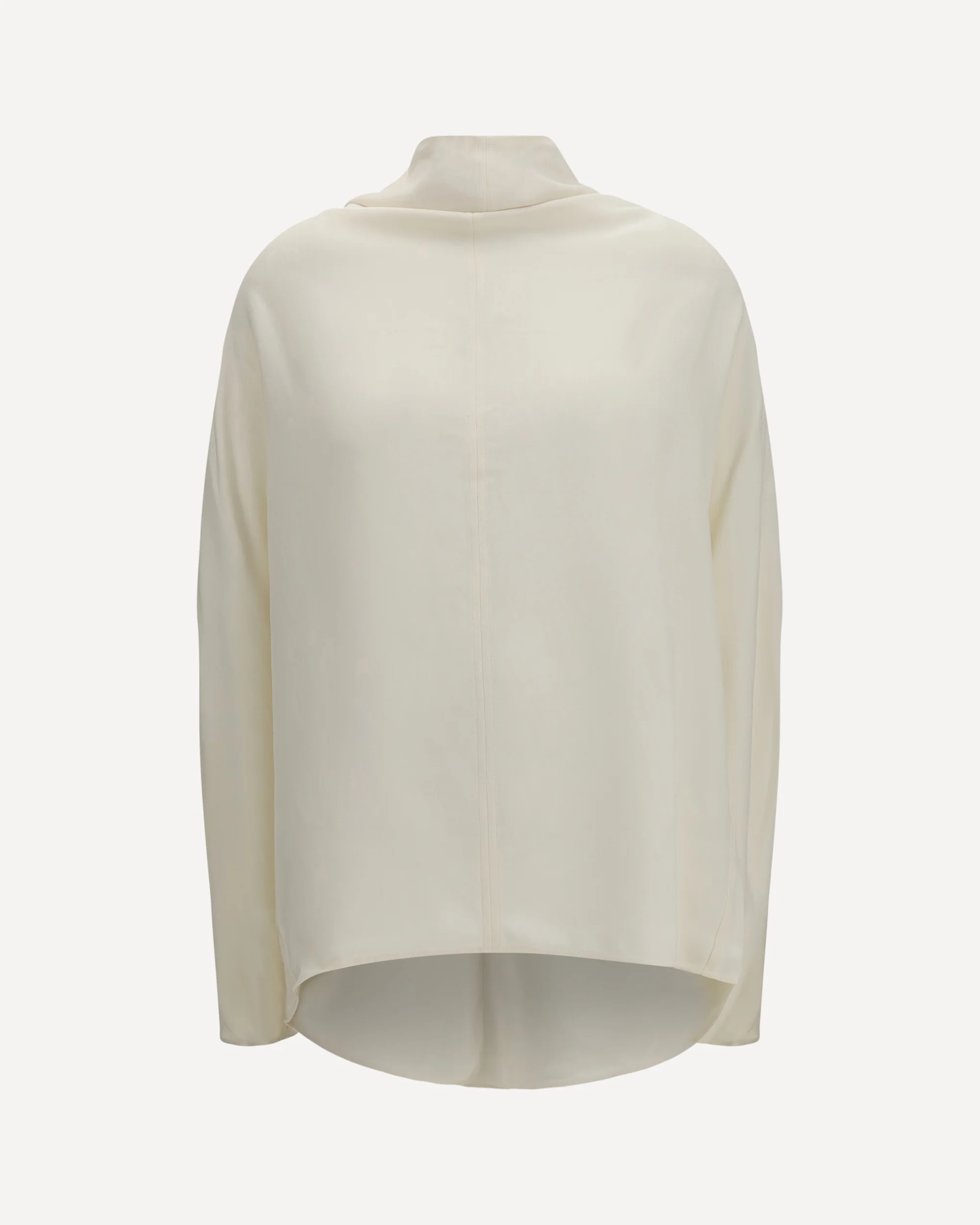 Cowl neck Blouse - WHITE | Cheap Luxury Handbags Store,