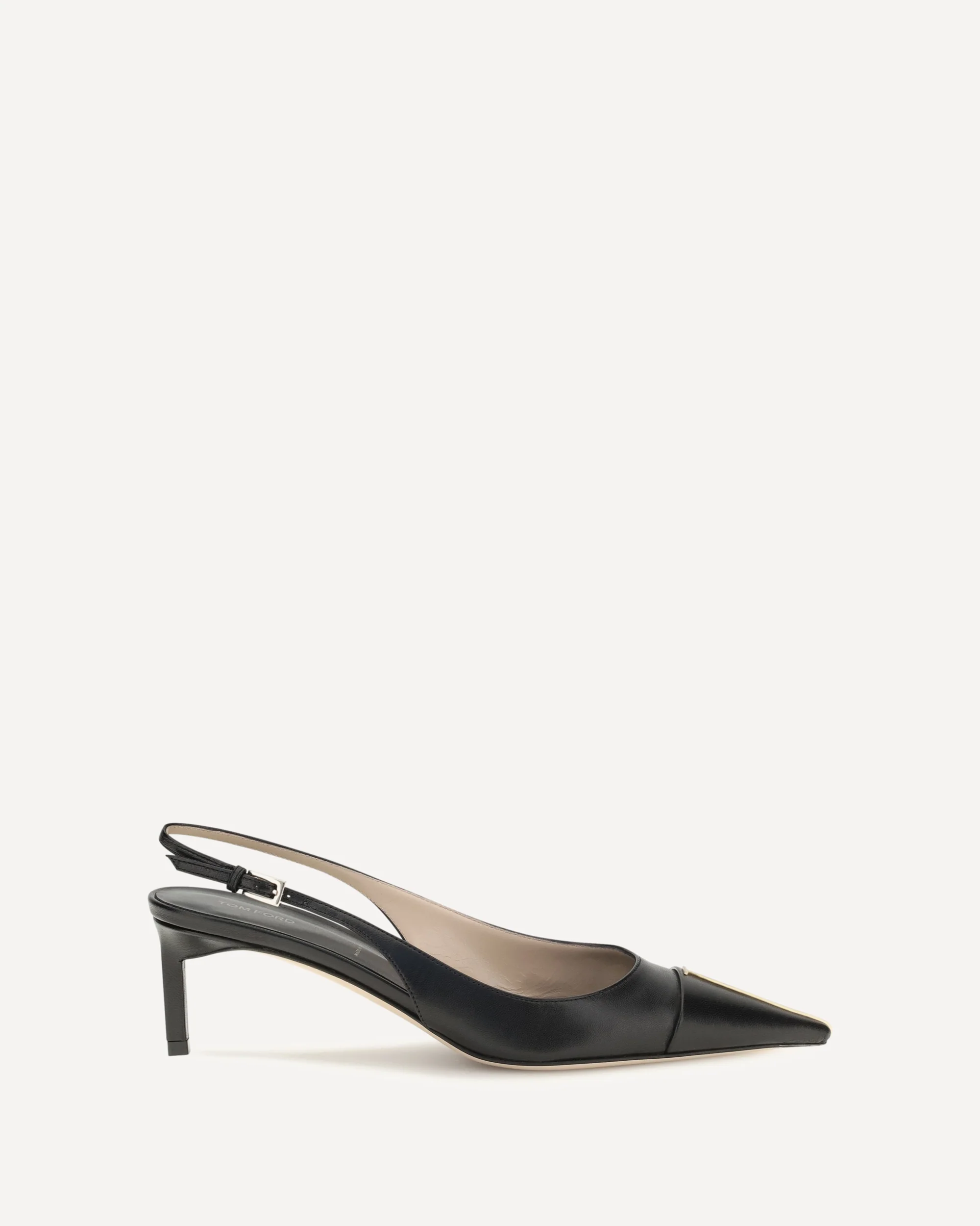 Leather Slingback Pumps - BLACK | Cheap Luxury Handbags Store,