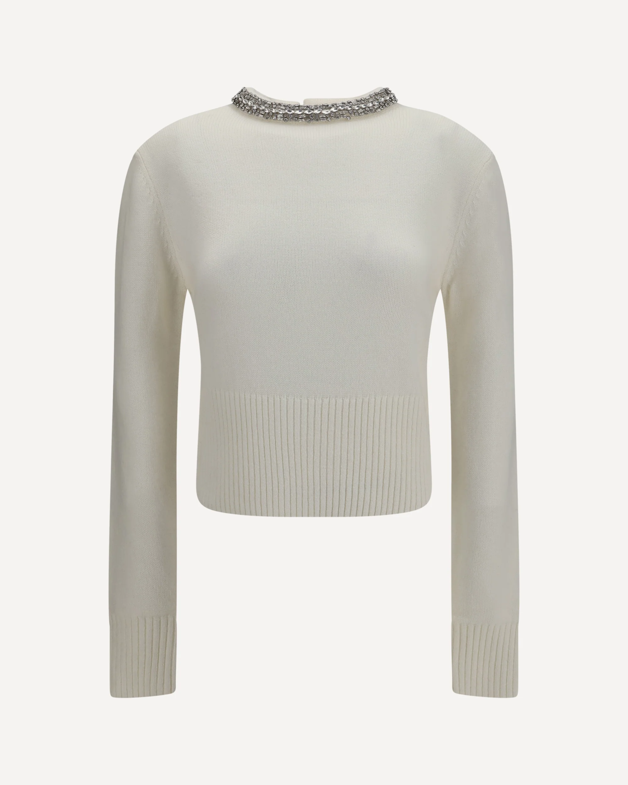 Berlino wool Sweater - WHITE | Cheap Luxury Handbags Store,