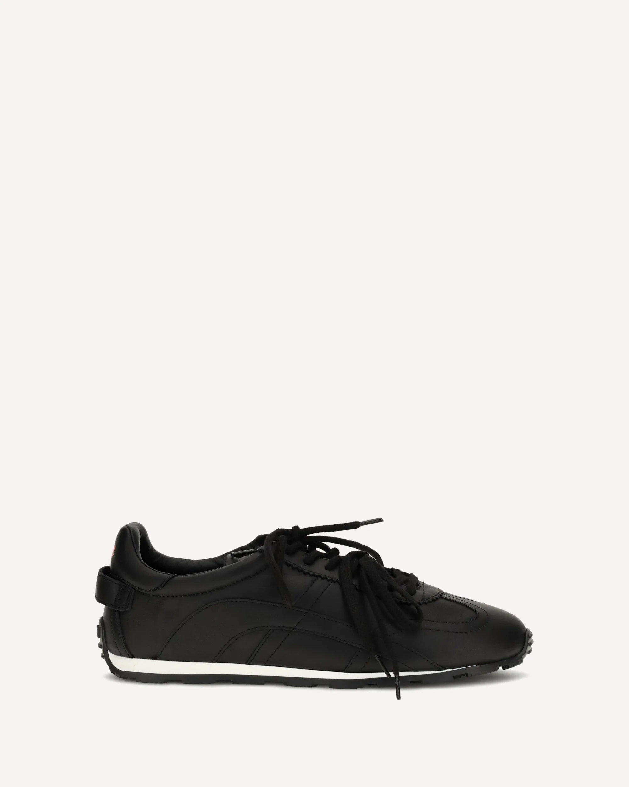 Leather Sneakers - BLACK | Cheap Luxury Handbags Store,