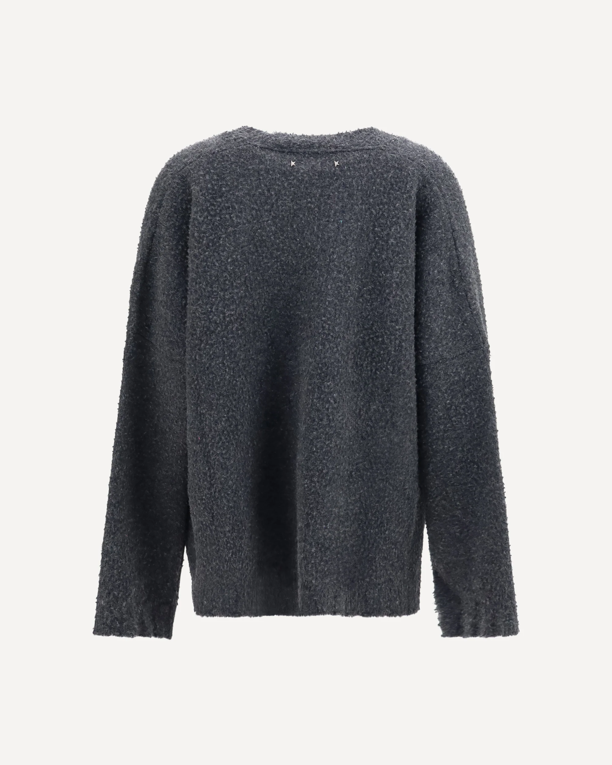 Casentino-effect wool Cardigan - GREY | Cheap Luxury Handbags Store,