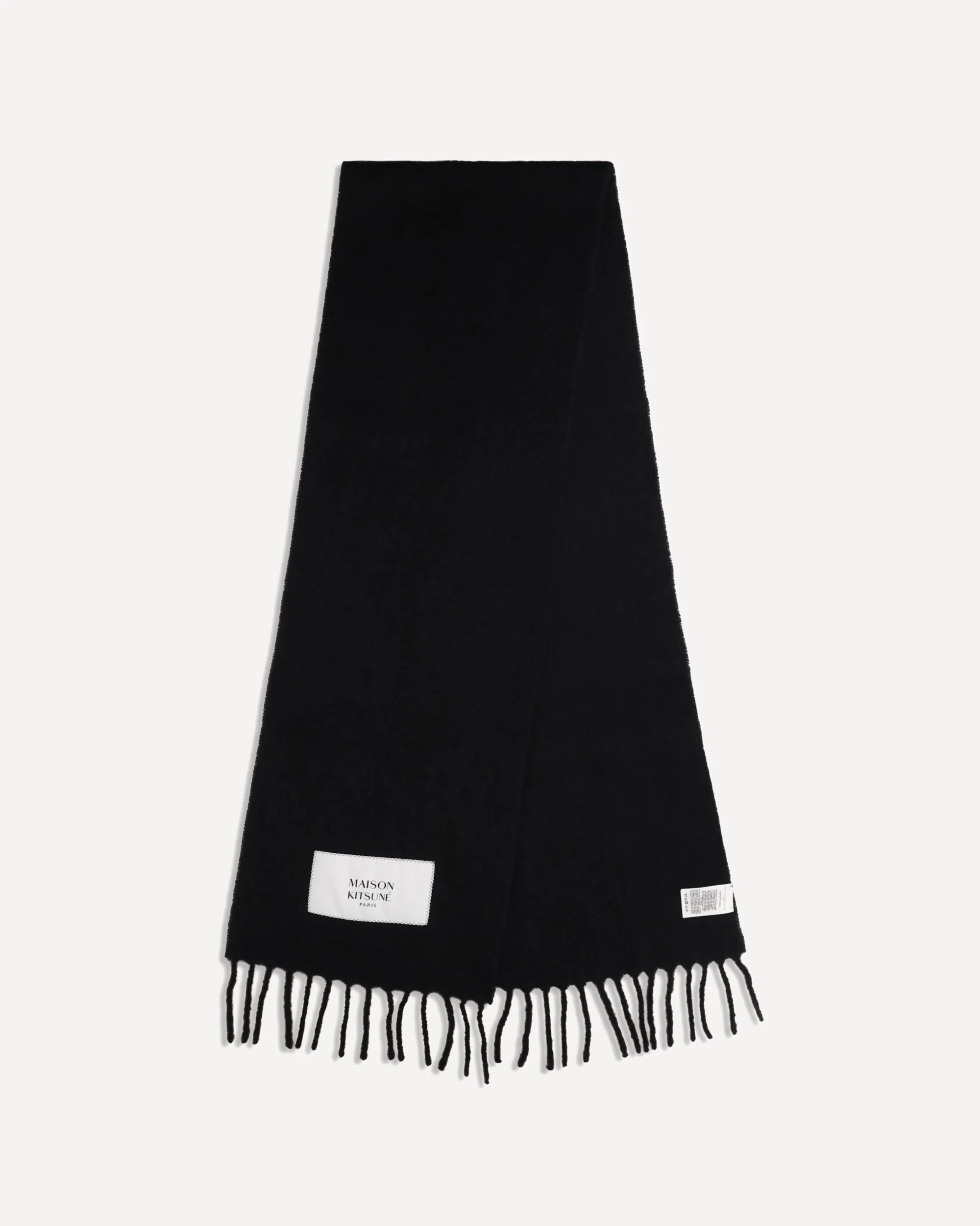 Baby alpaca Scarf - BLACK | Cheap Luxury Handbags Store,